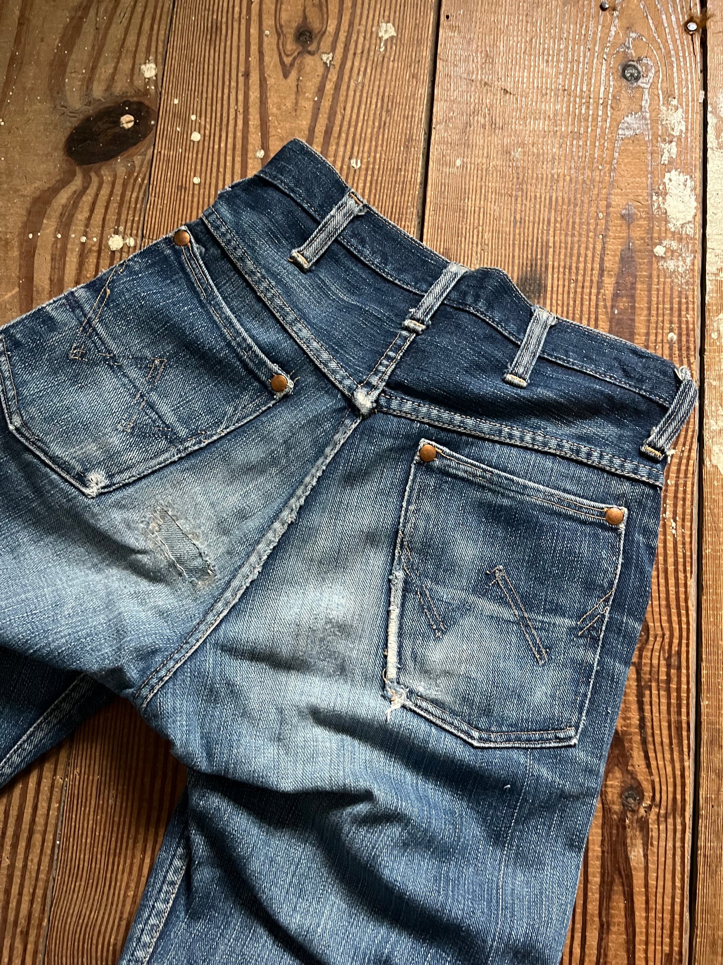 1940s Wrangler Blue Bell Denim Jeans