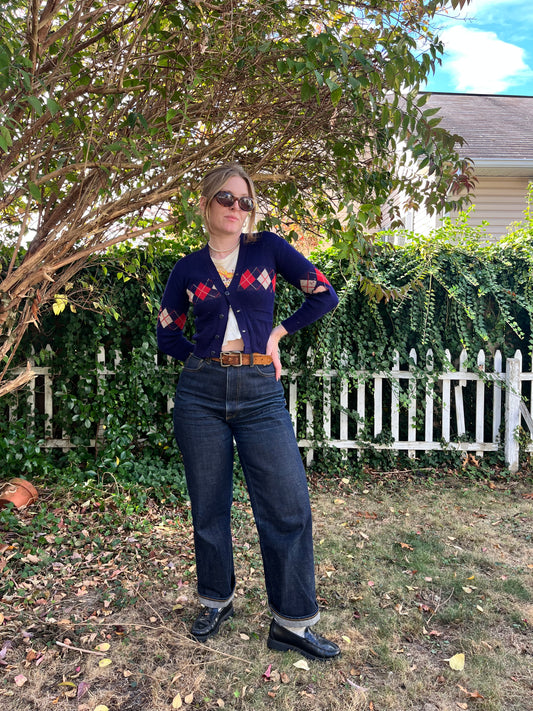 Vintage Blue Sweater