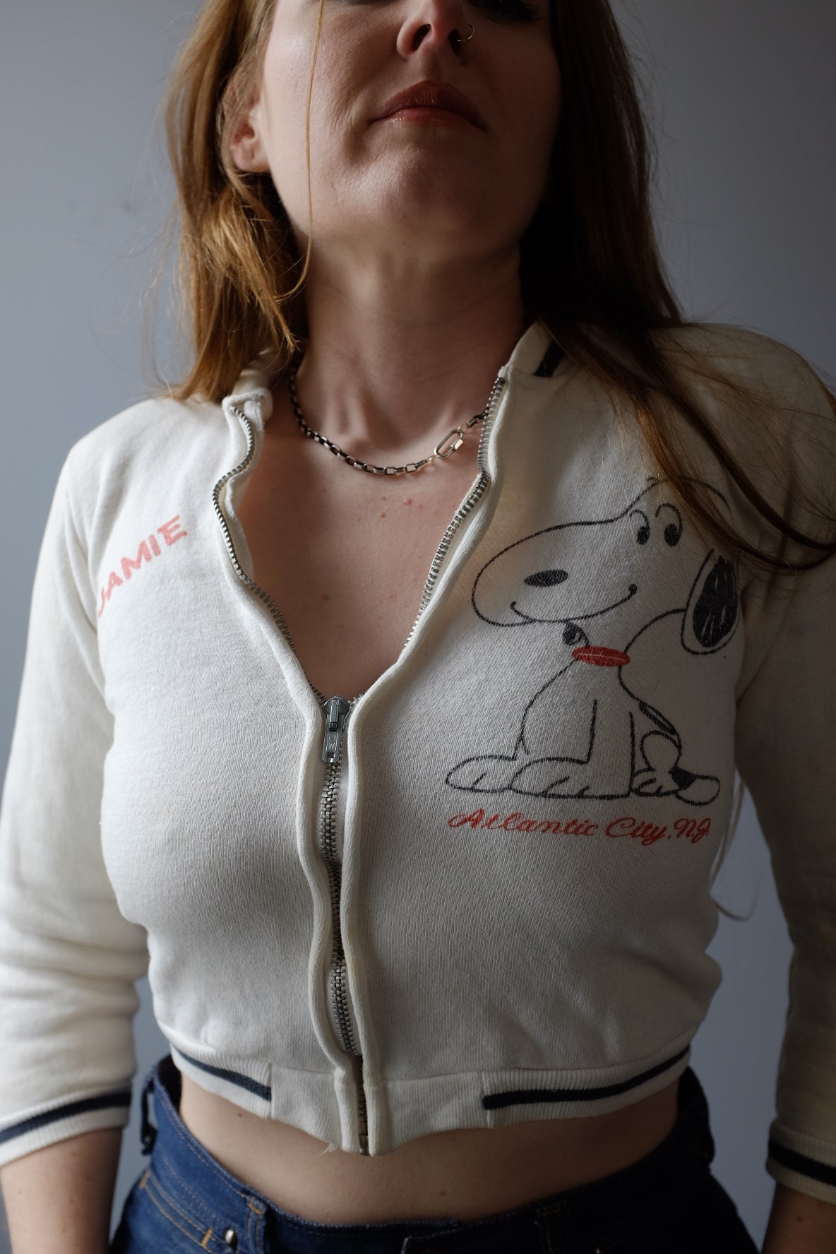 1960s Snoopy Zip Up Sweatshirt