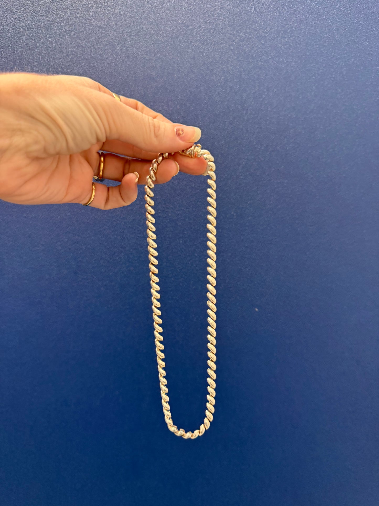 925 Marco Link Silver Necklace