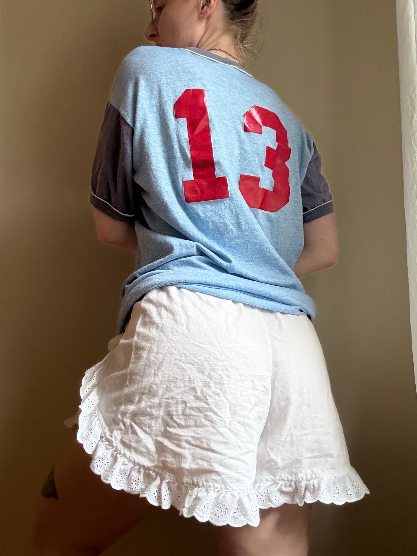 1970s Grim Reaper Blue Tee L/XL