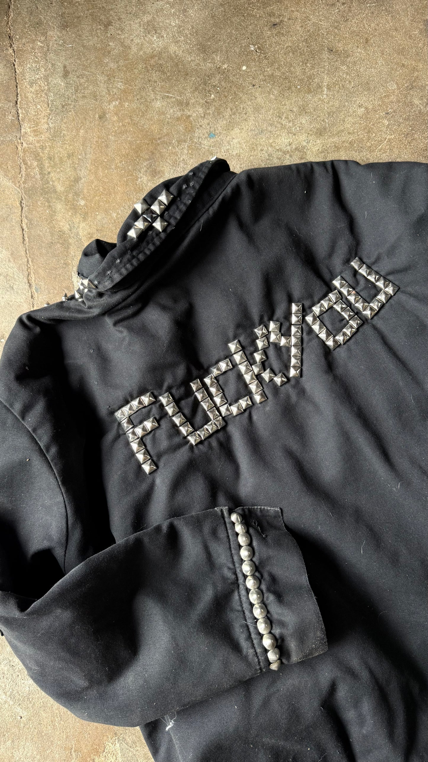 Y2K Studded Dickies Jacket L