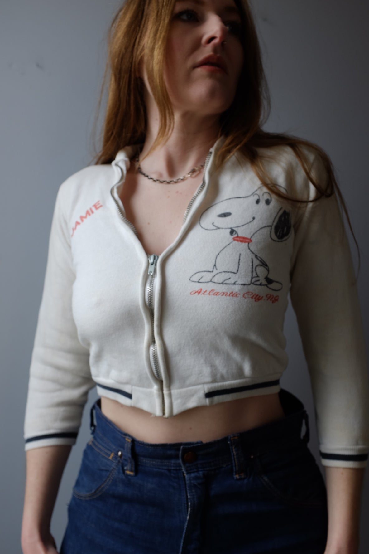 1960s Snoopy Zip Up Sweatshirt