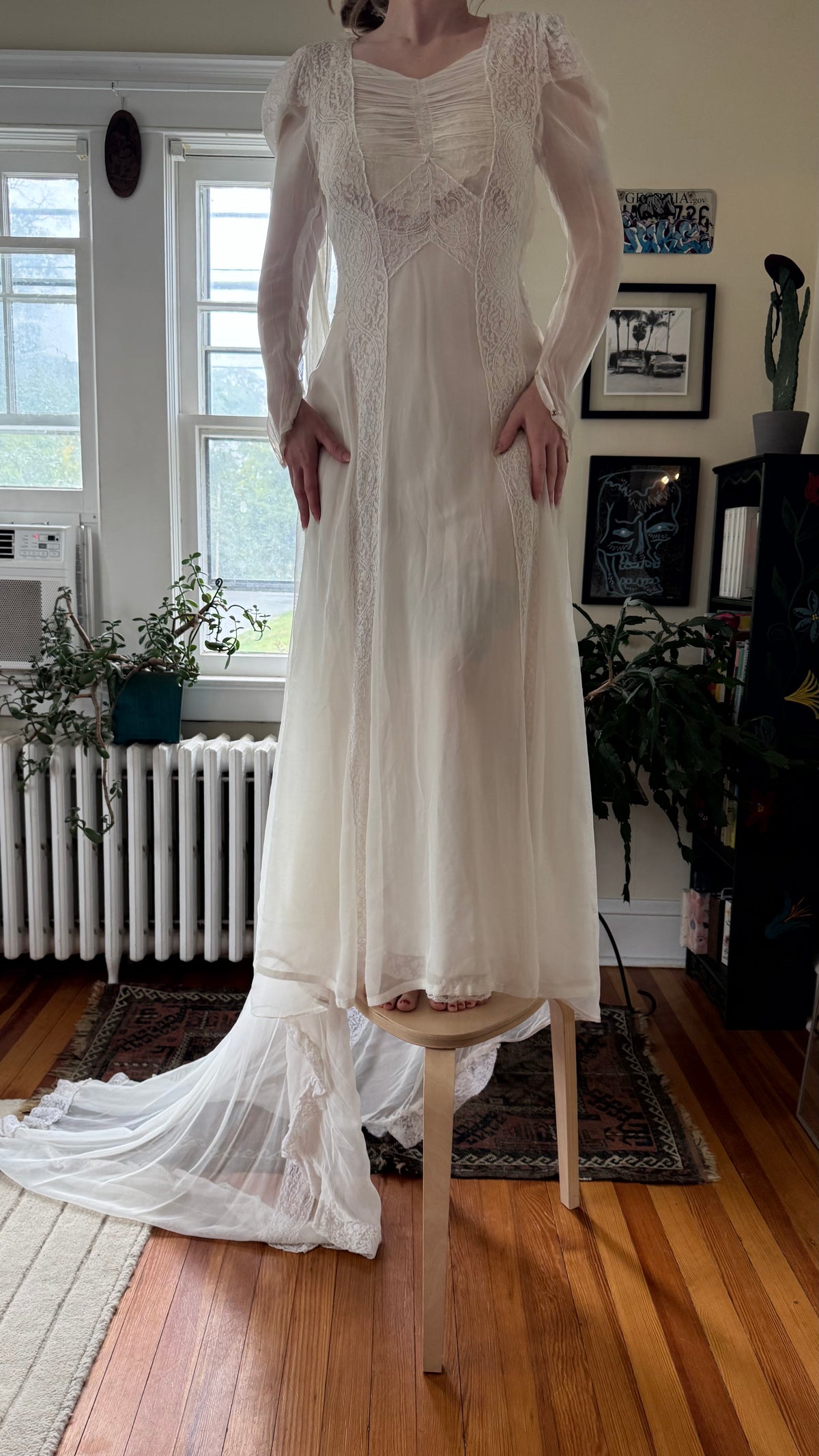 1940s Wedding Dress