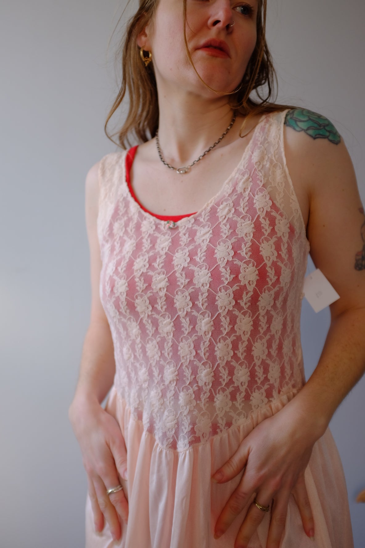 1970’s Lace Slip Dress S-L