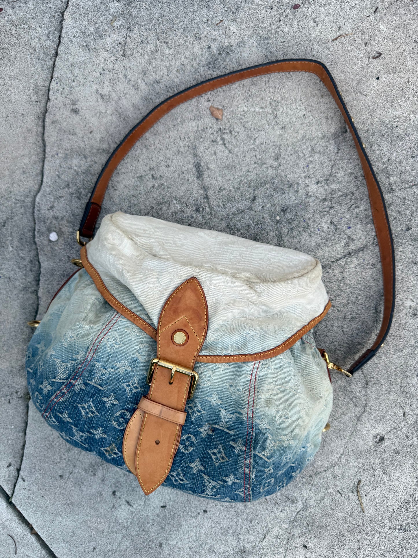 2010 Louis Vuitton Sunshine Denim Bag