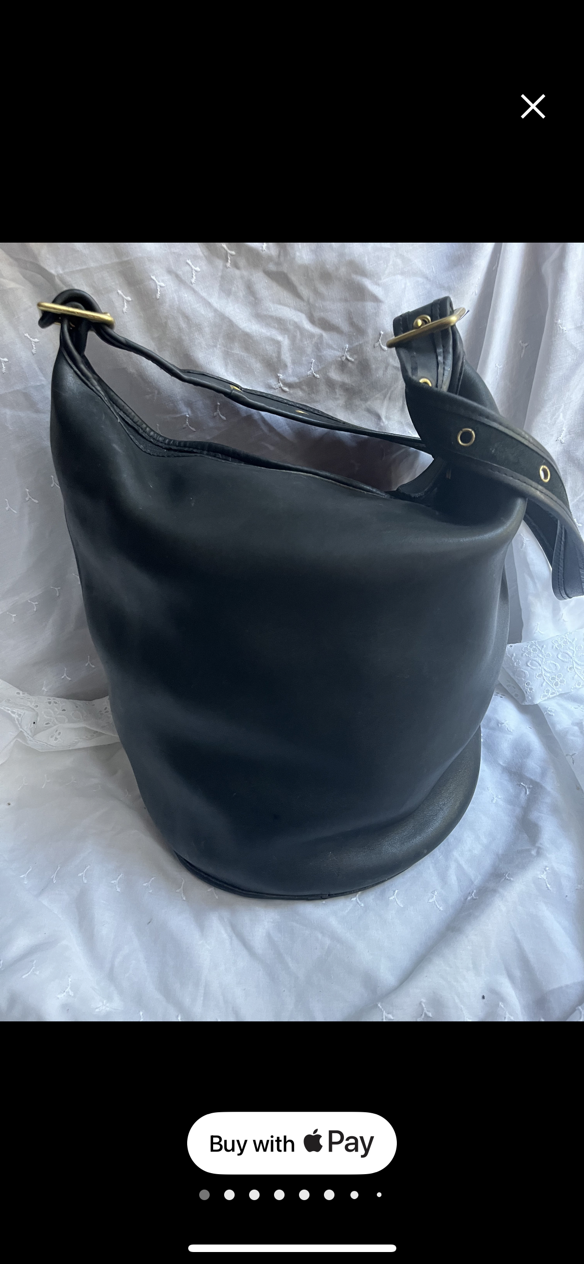 Vintage 1990s Large Bucket Bag 9085