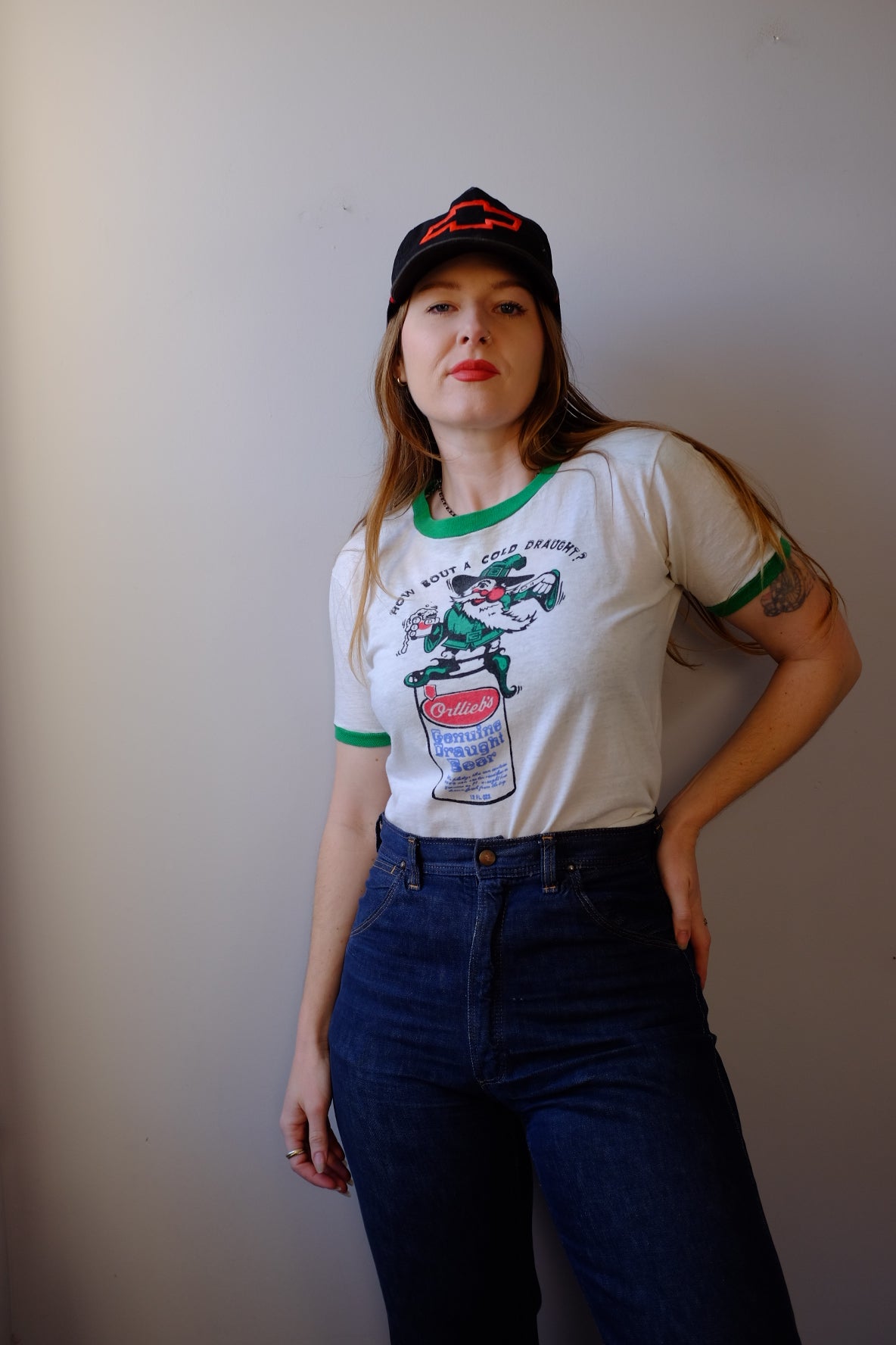 1970’s Ortliebs Beer Ringer Tee