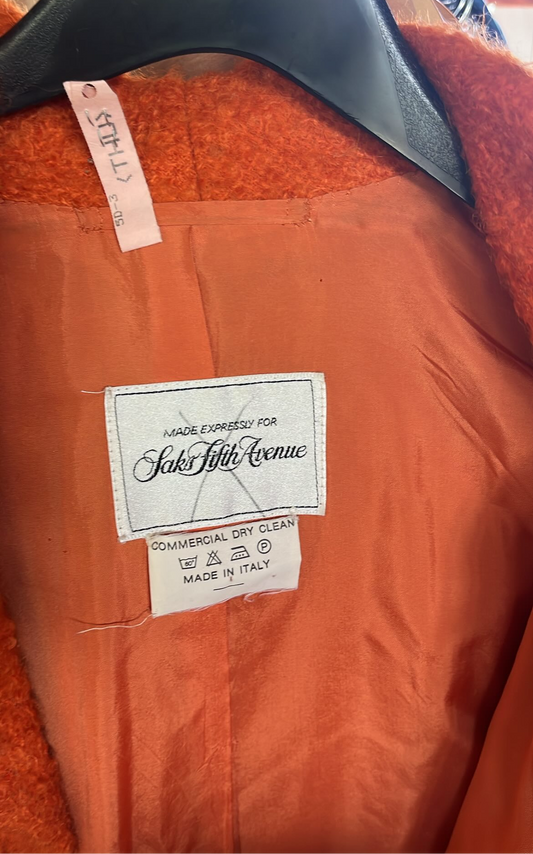 Vintage Mohair Orange Jacket