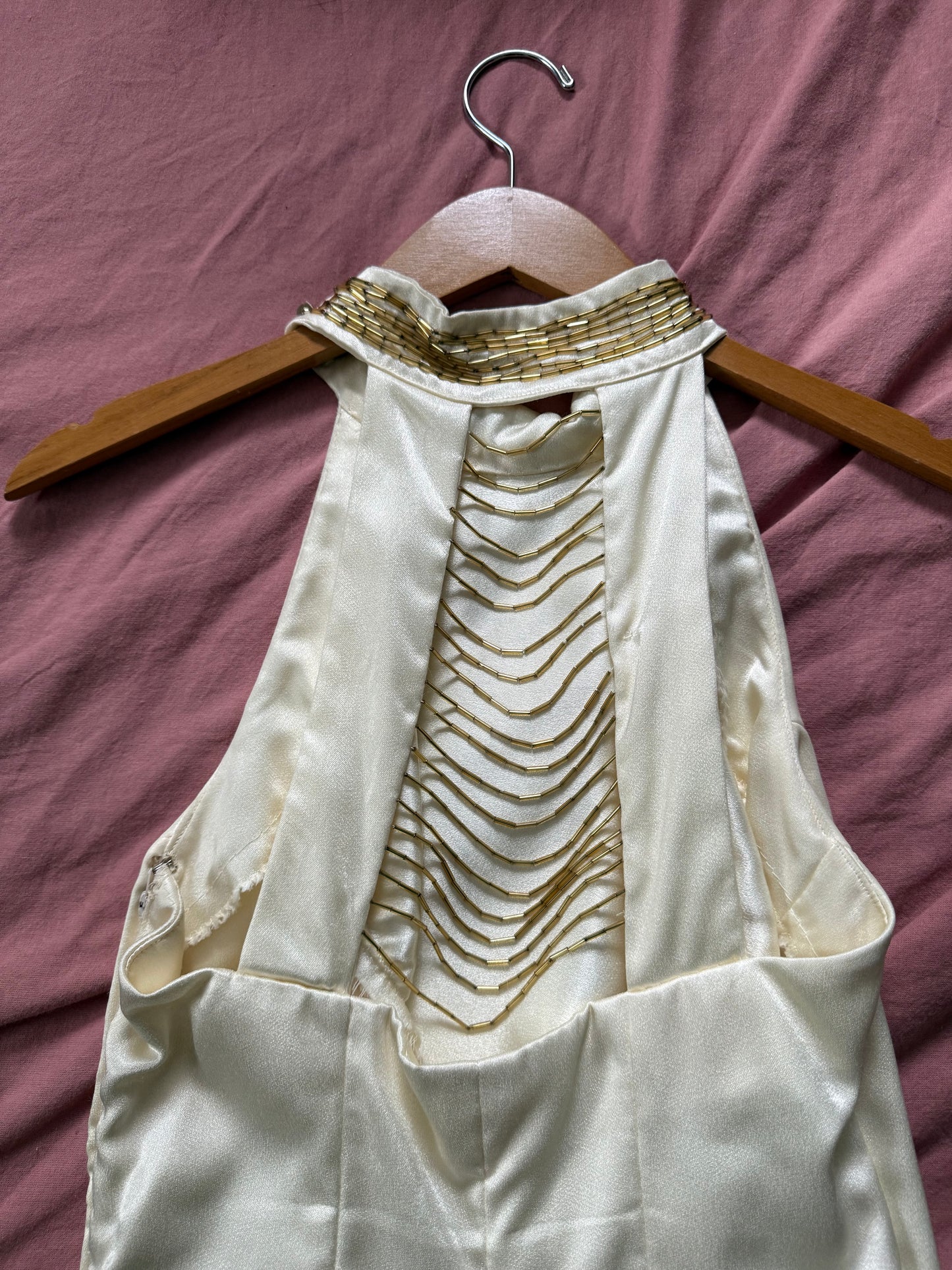 1970s Bridal Style Mini Dress