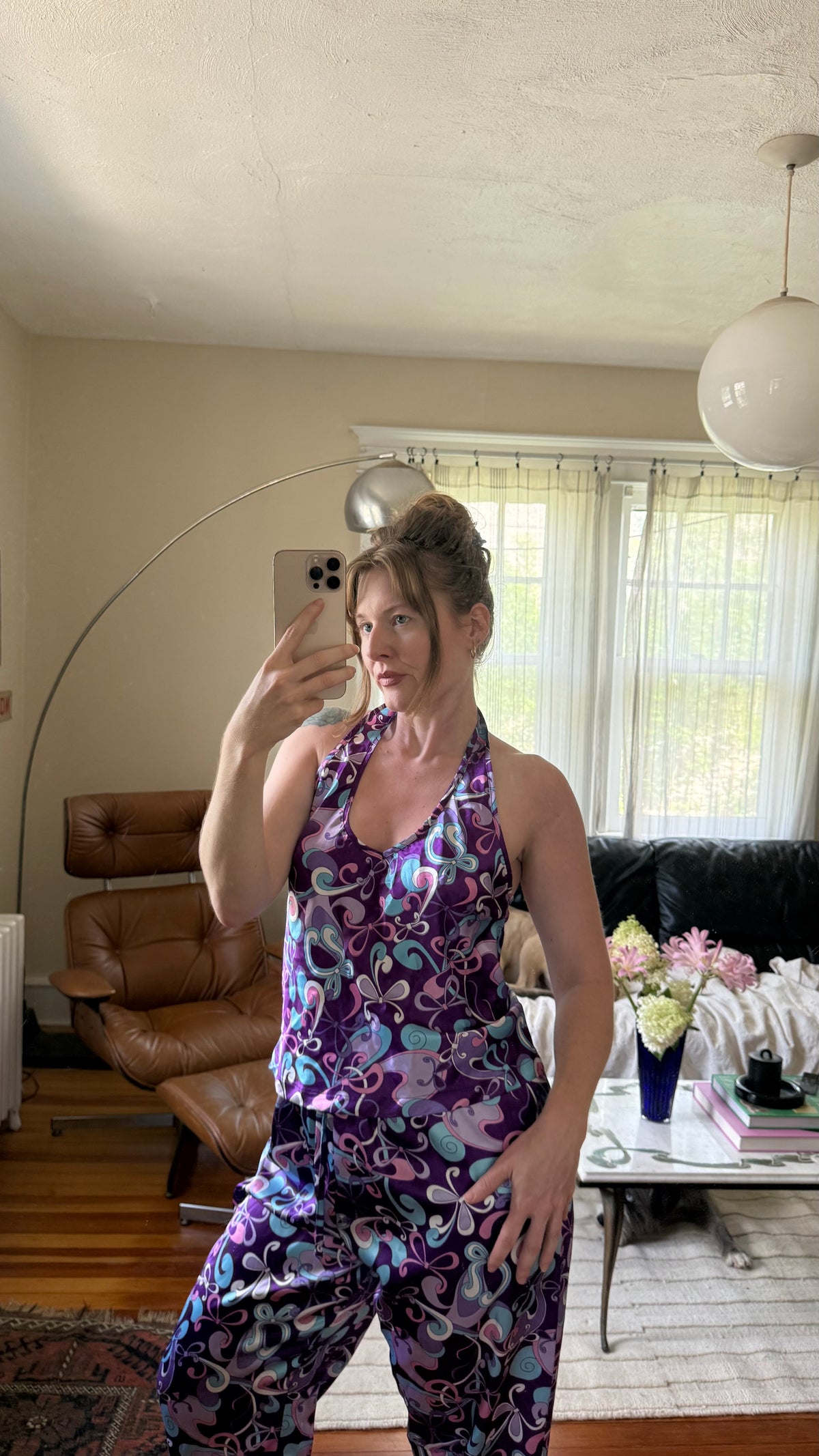 Y2K 2 Piece Set with Halter Top M/L