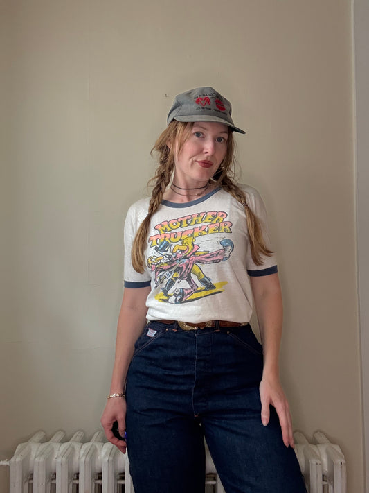 1970s Mother Trucker Cotton Tee M
