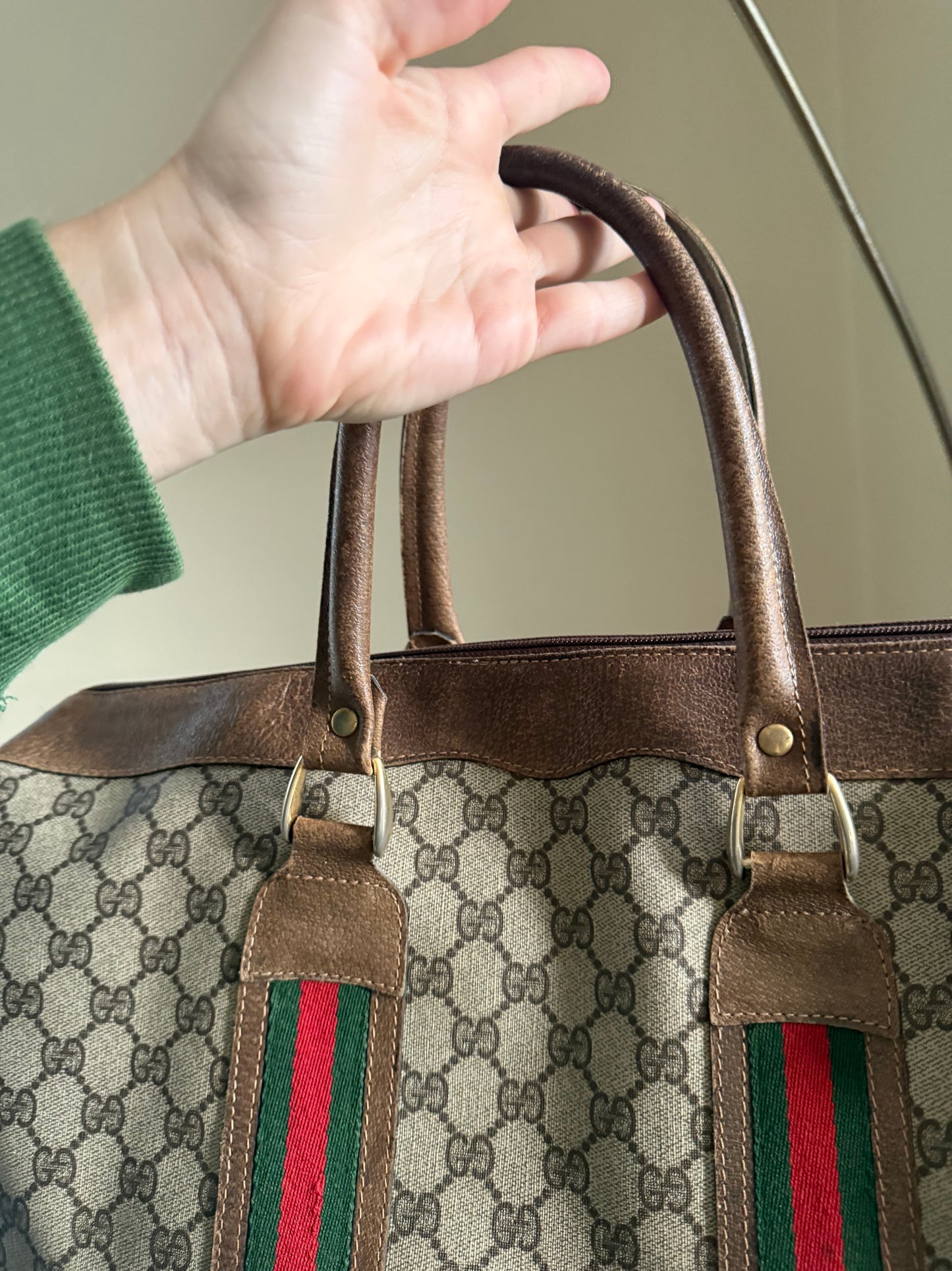 1980s Gucci Weekender Bag
