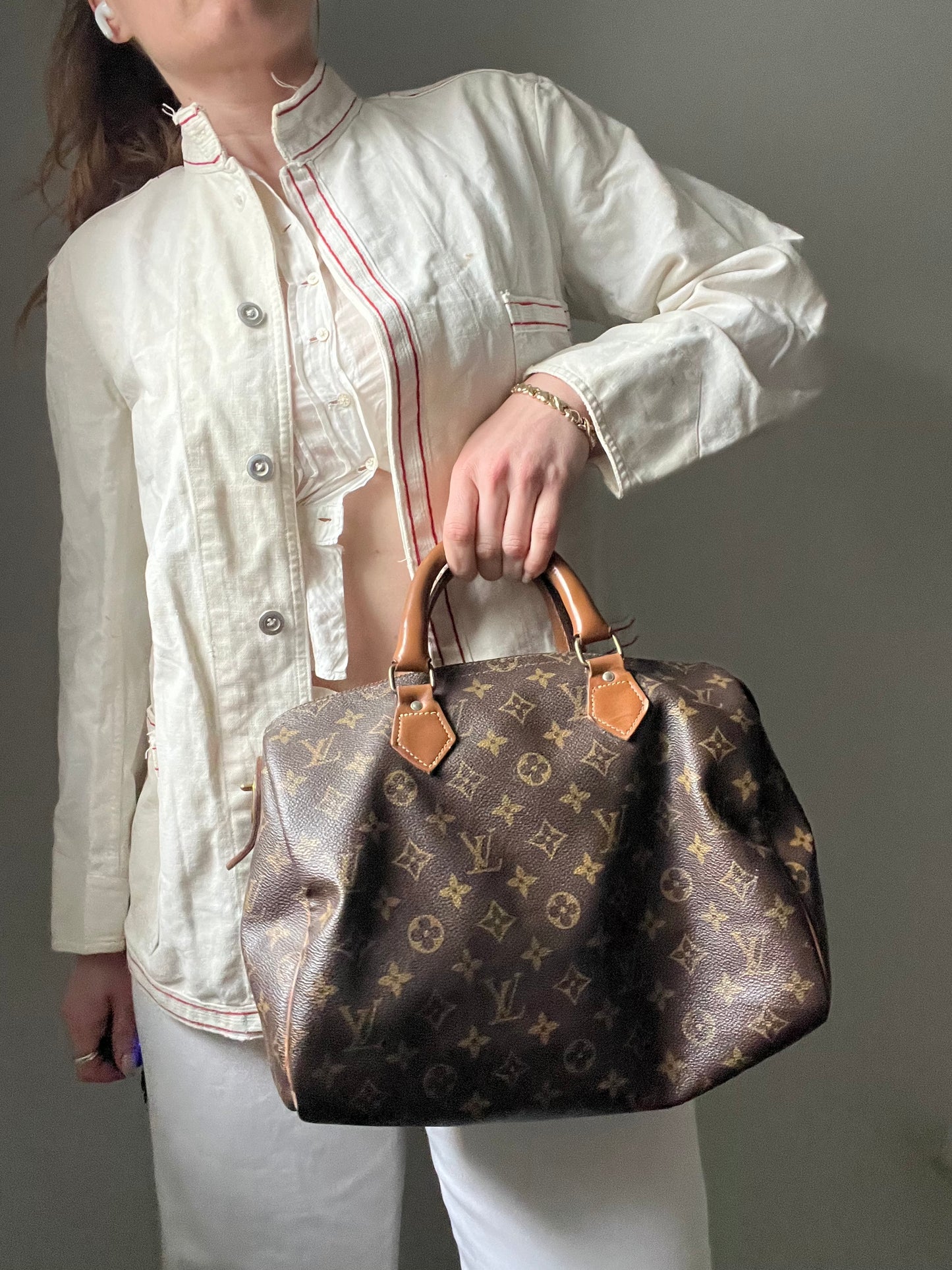 Authentic 1980s Louis Vuitton Speedy 30