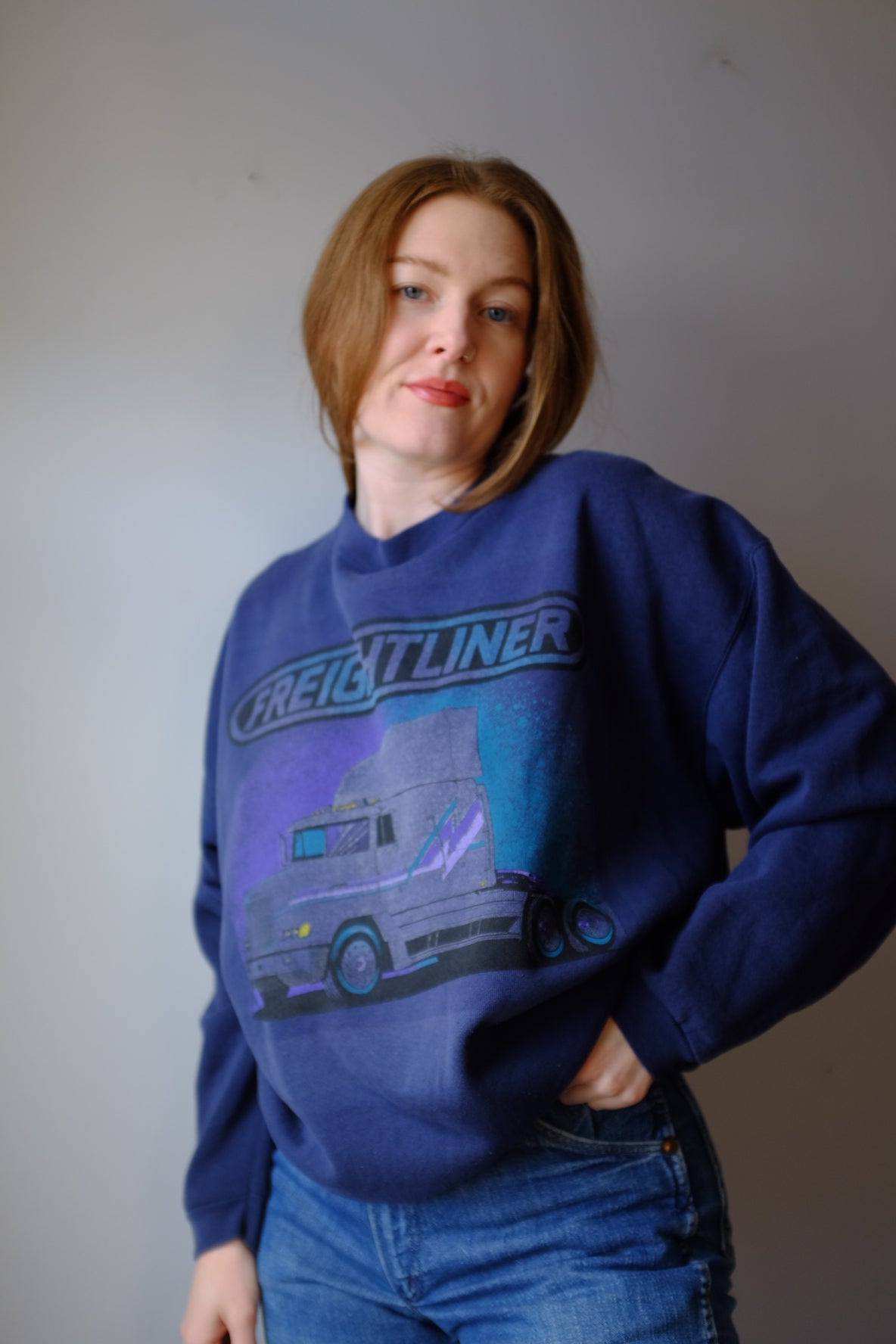 1980s Frontliner Semi Truck Crewneck