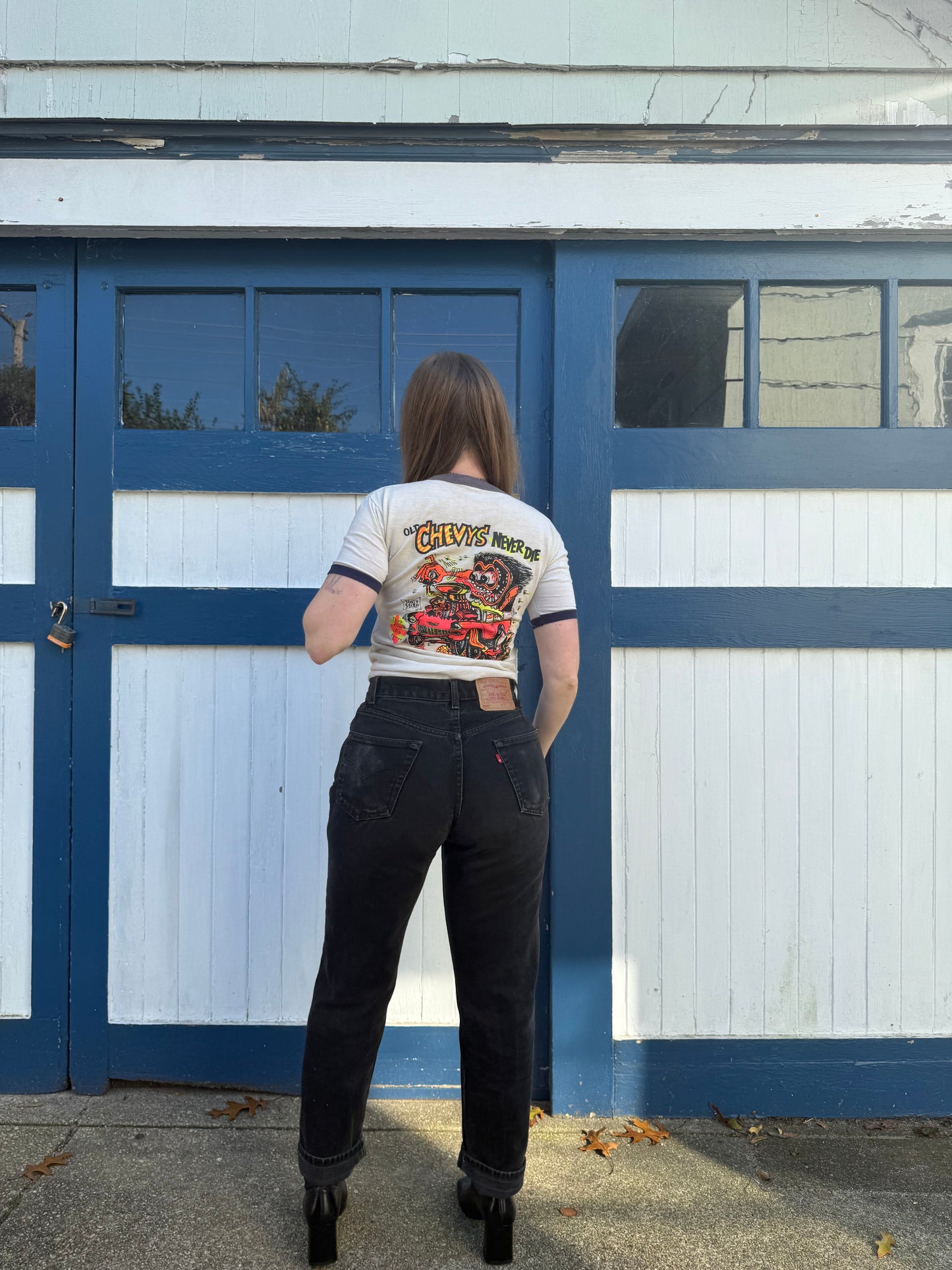 1970s Airbrushed 55 Chevy & Ed Roth Tee