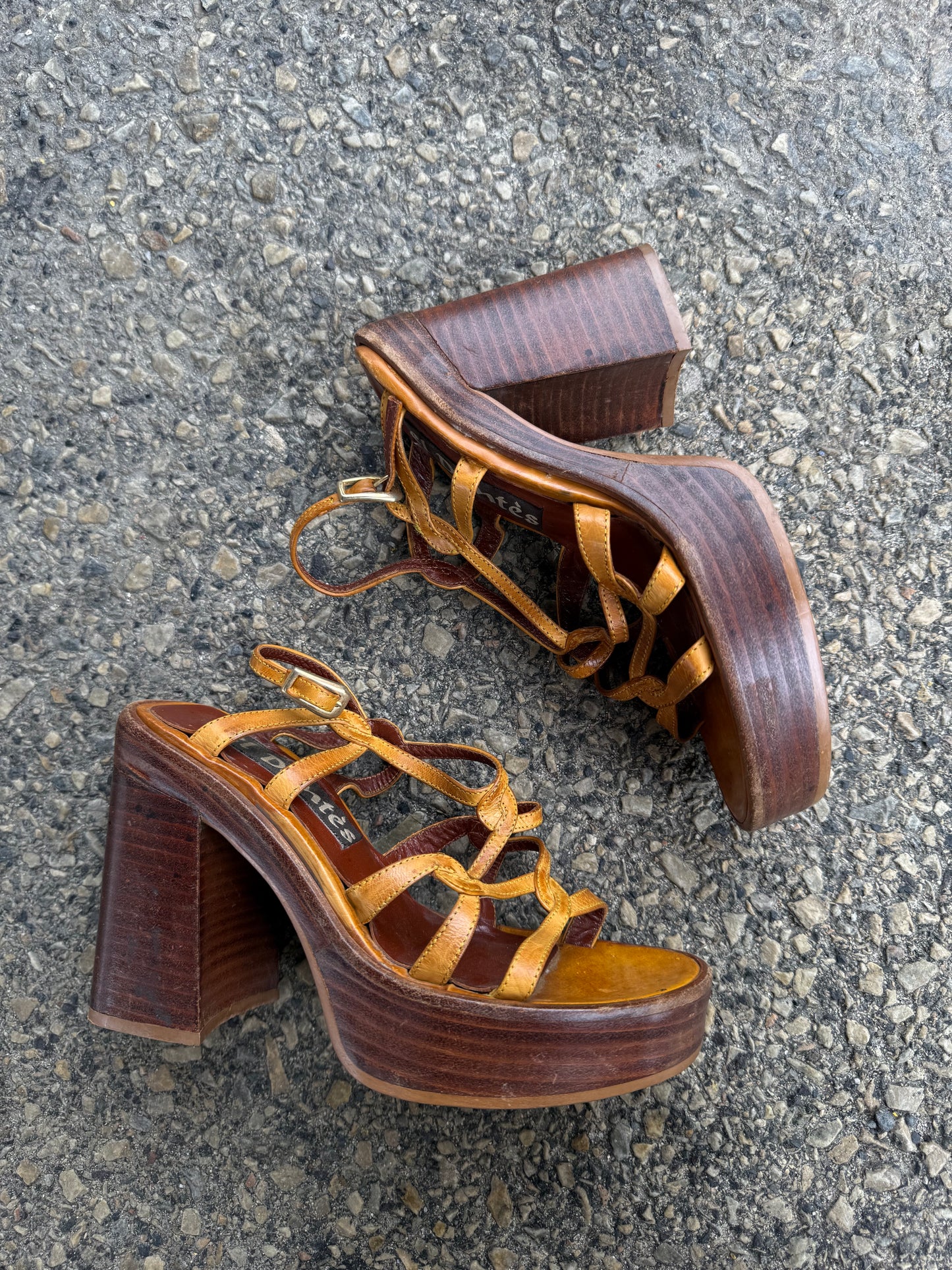 1990s El Dante Platform Sandals