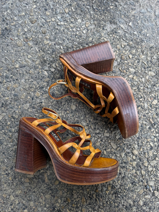 1990s El Dante Platform Sandals