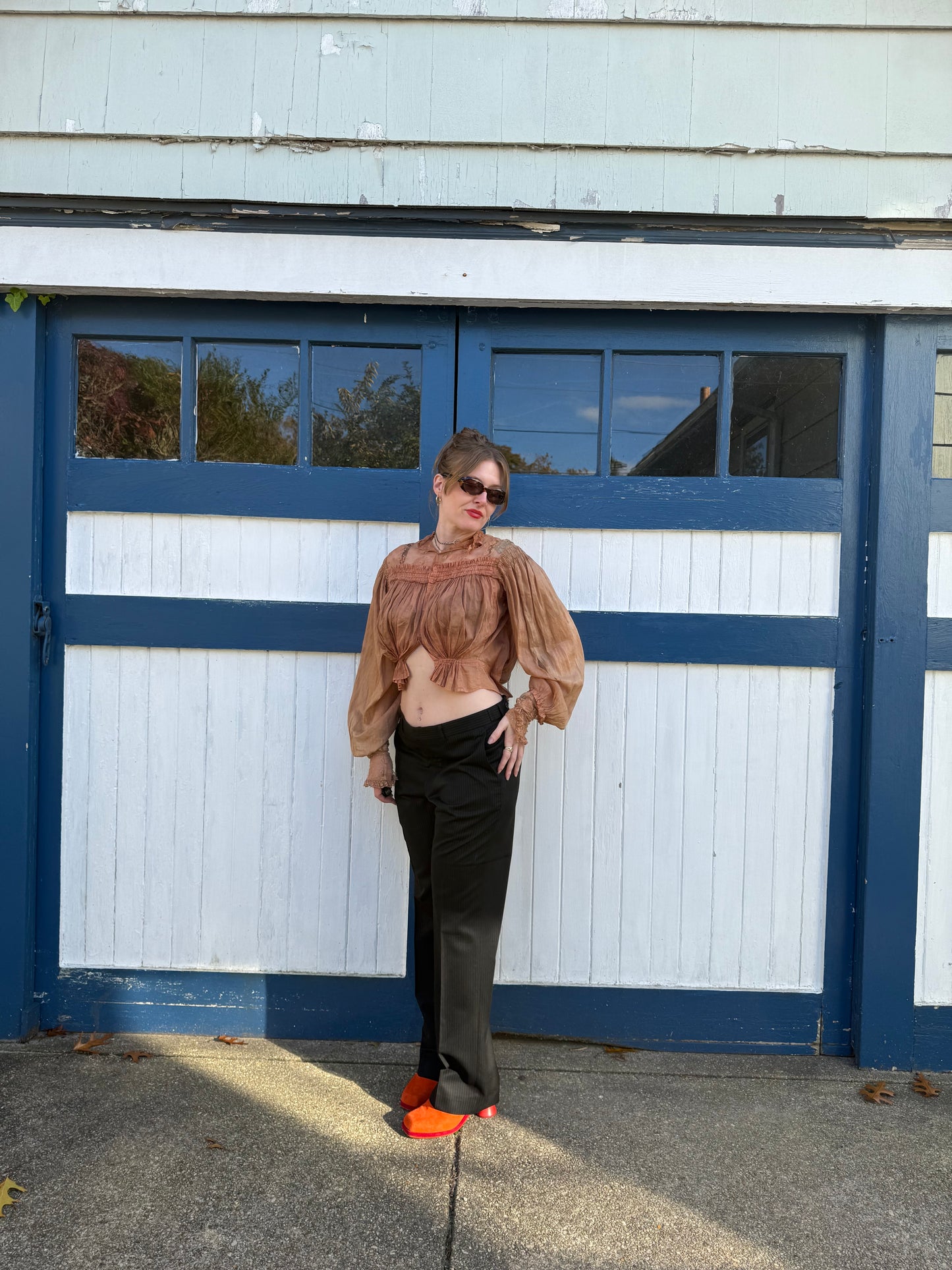 Victorian Era Corset Cover Lace Top As Is