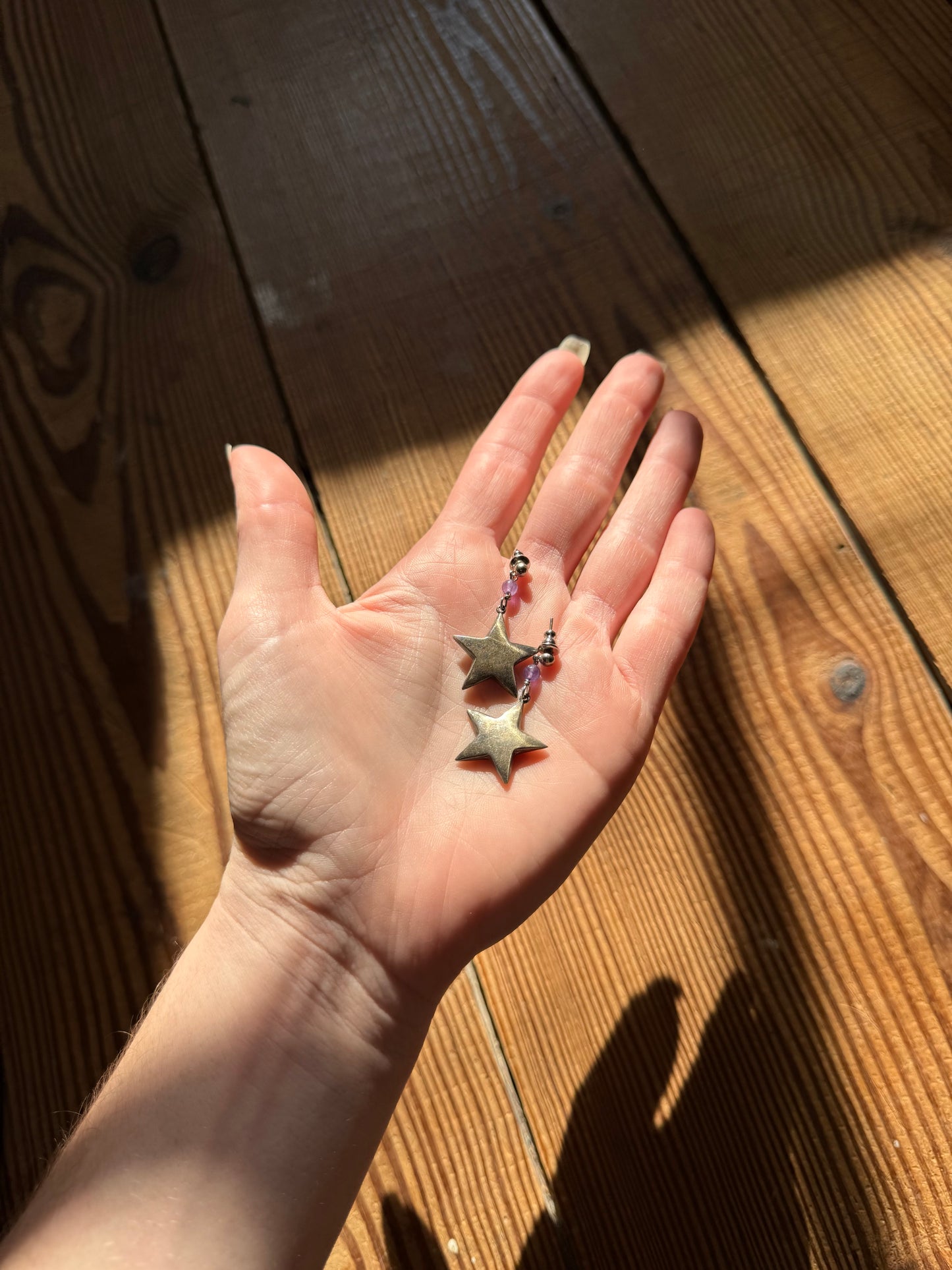 925 Silver Star Earrings