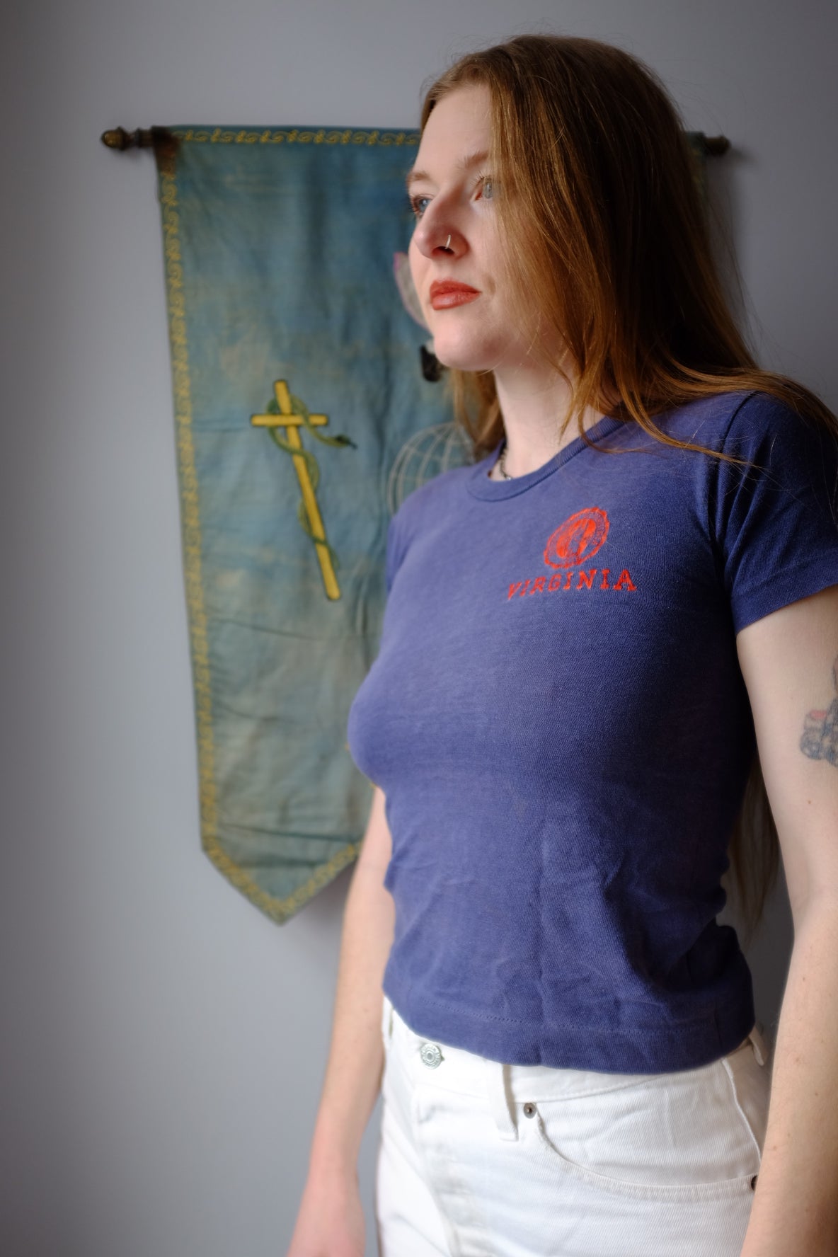 1970s Virginia Baby Tee XS