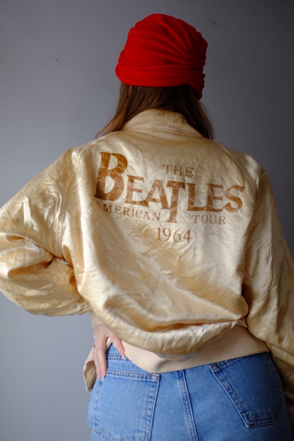 1964 Beatles Satin Bomber L