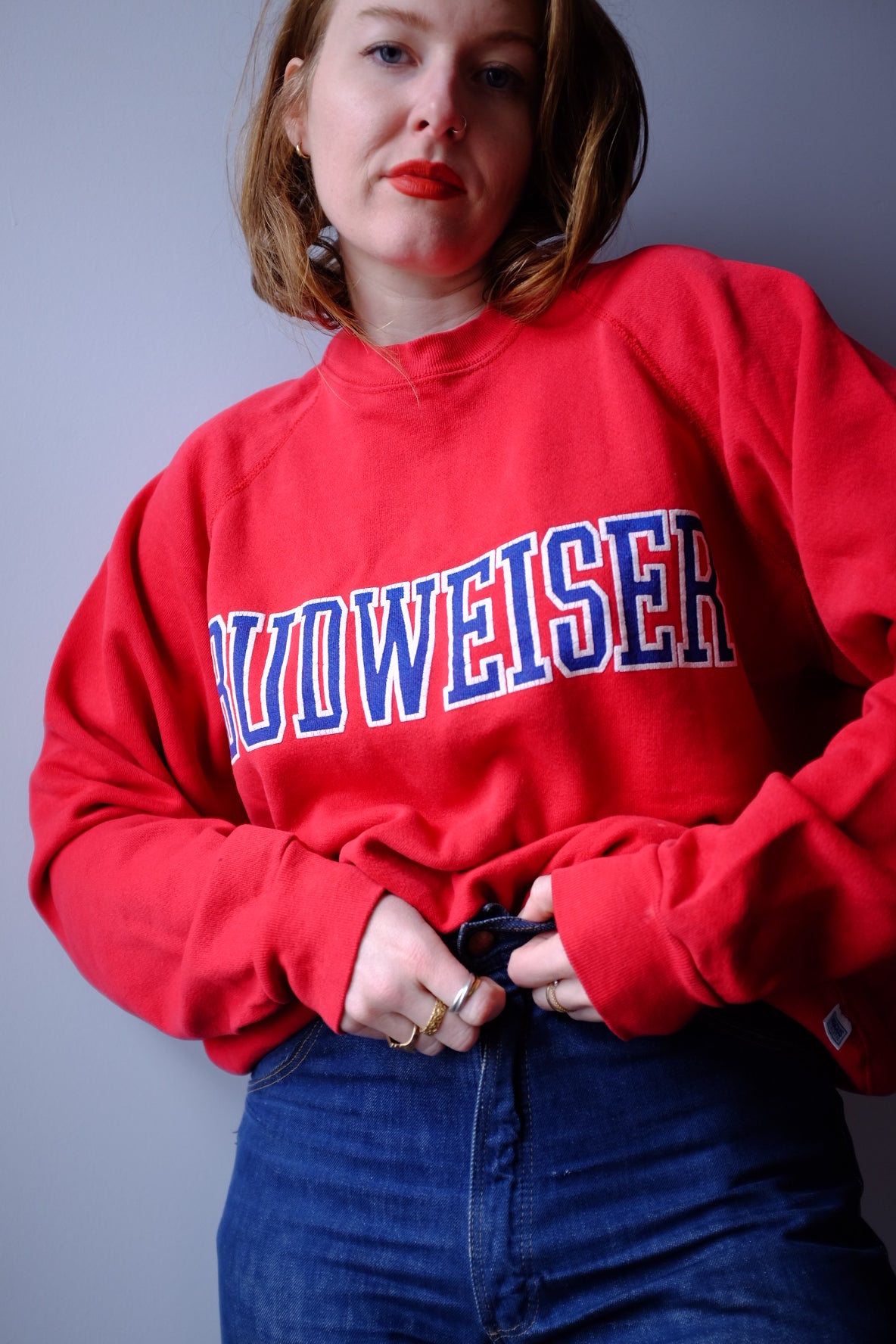 1980’s Budweiser Crew Neck L