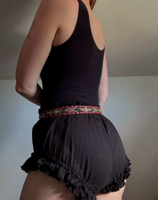 2 Belt Bundle - Beaded & Rivets