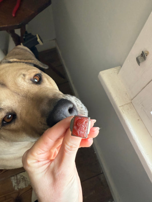 Carnelian Intaglio Ring
