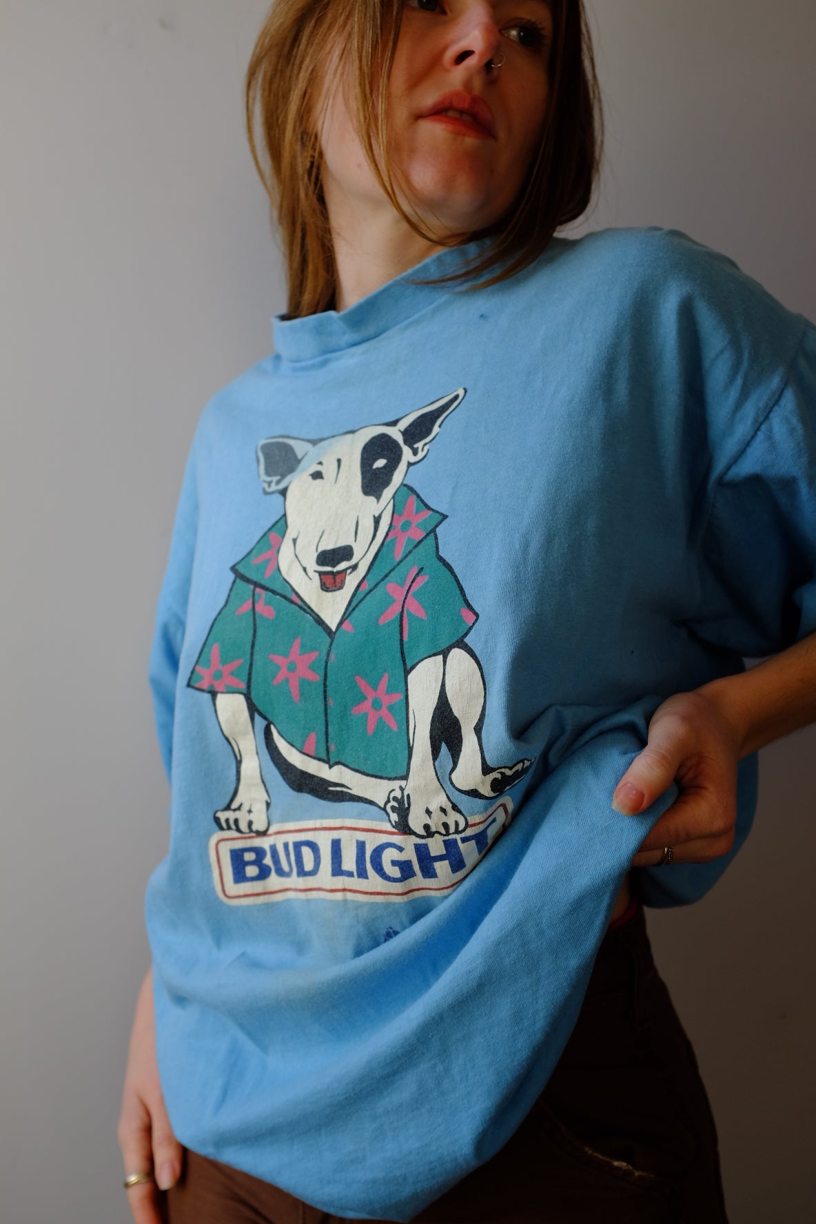 1980’s Spuds Makenzie Bud Light Tee L