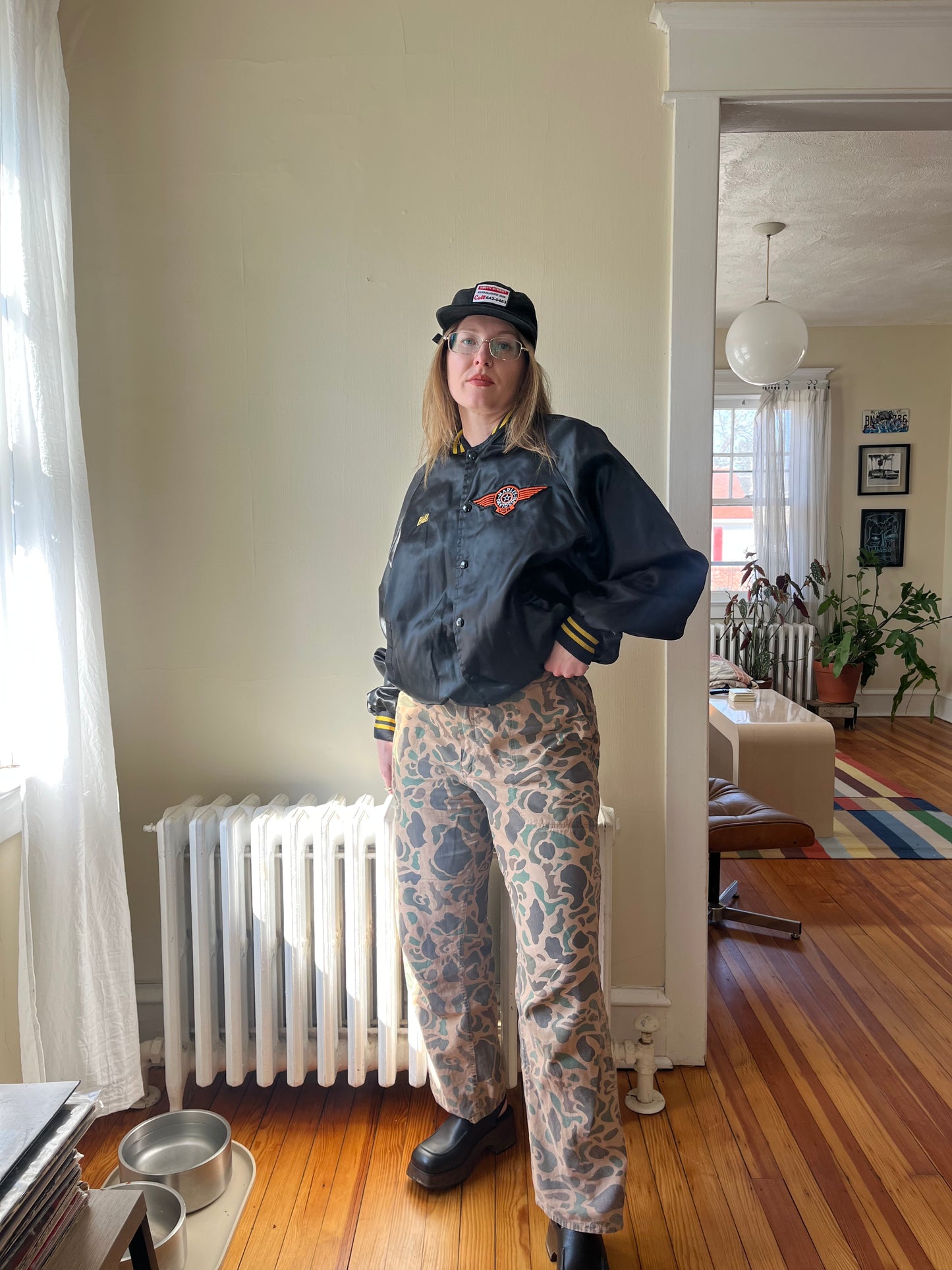 1980s Harley Satin Jacket
