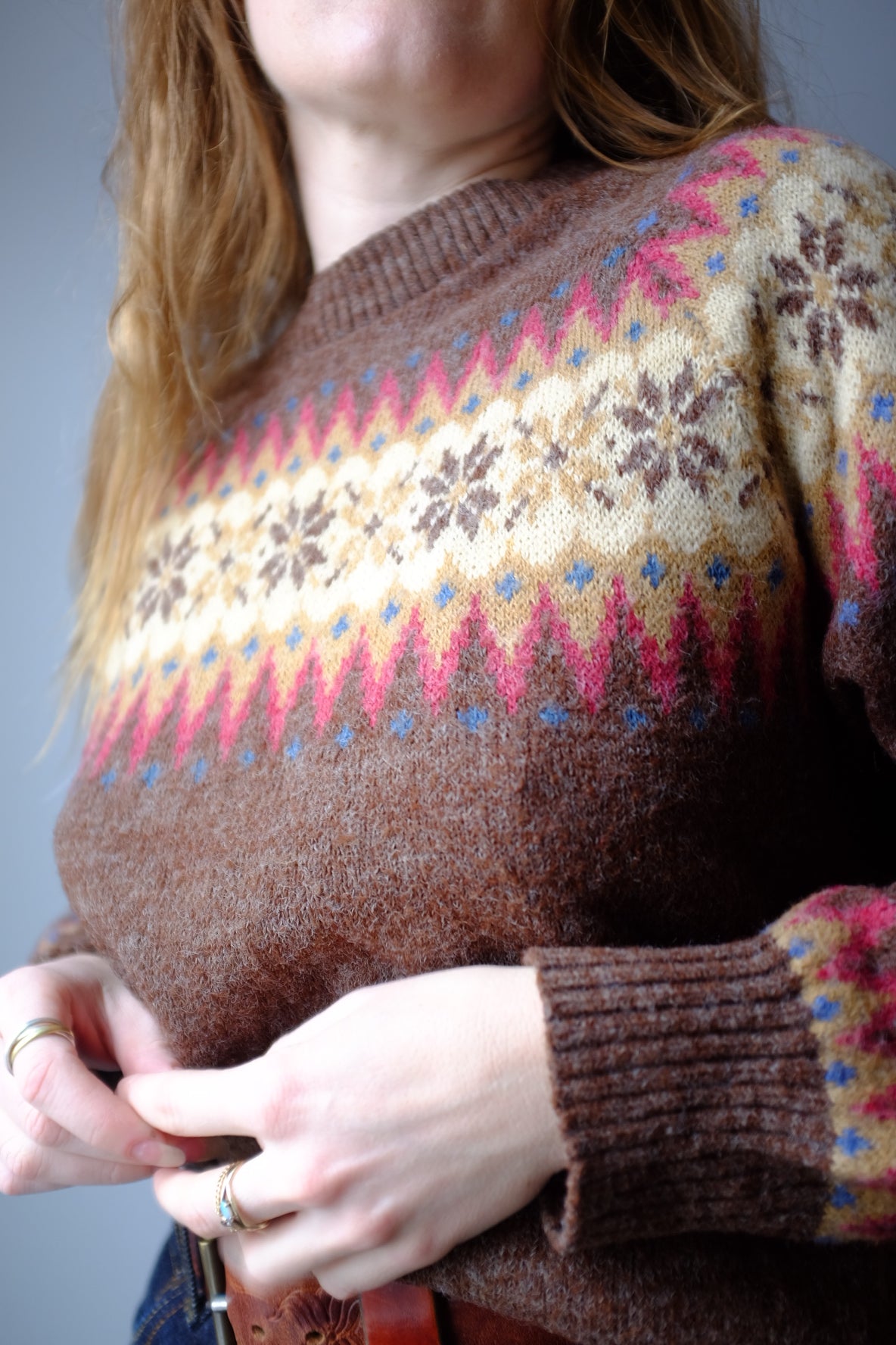 1970s Knit Sweater M