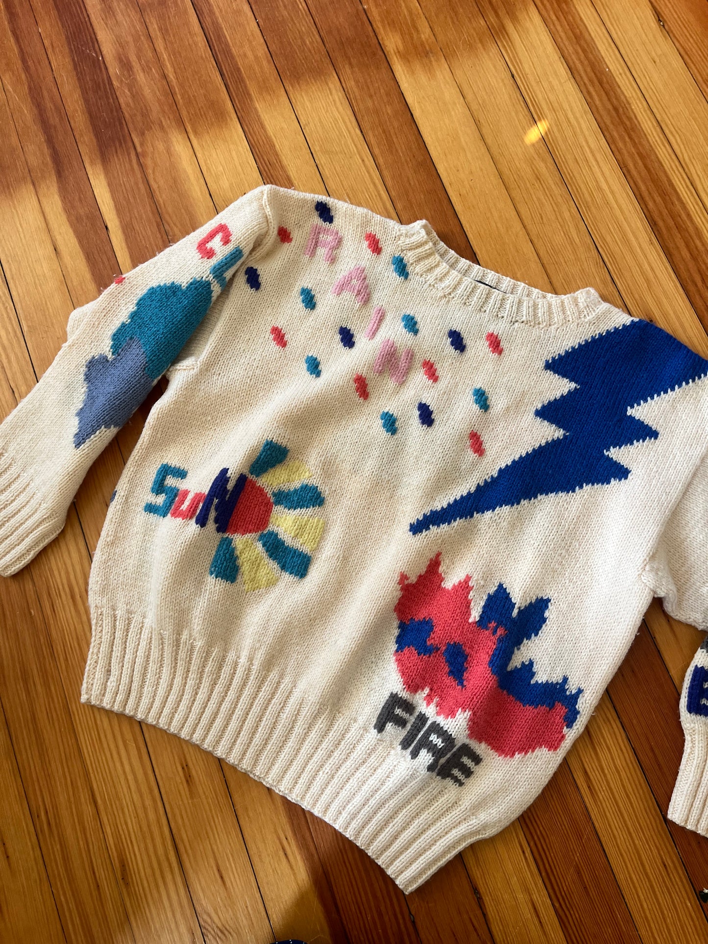 Vintage Hand Knit Sweater