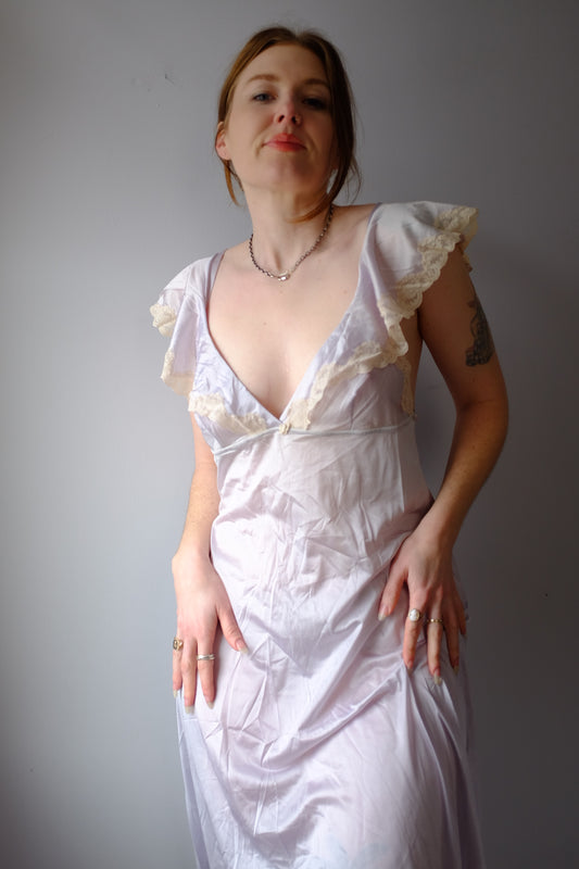 1970’s Pale Purple Slip Dress M