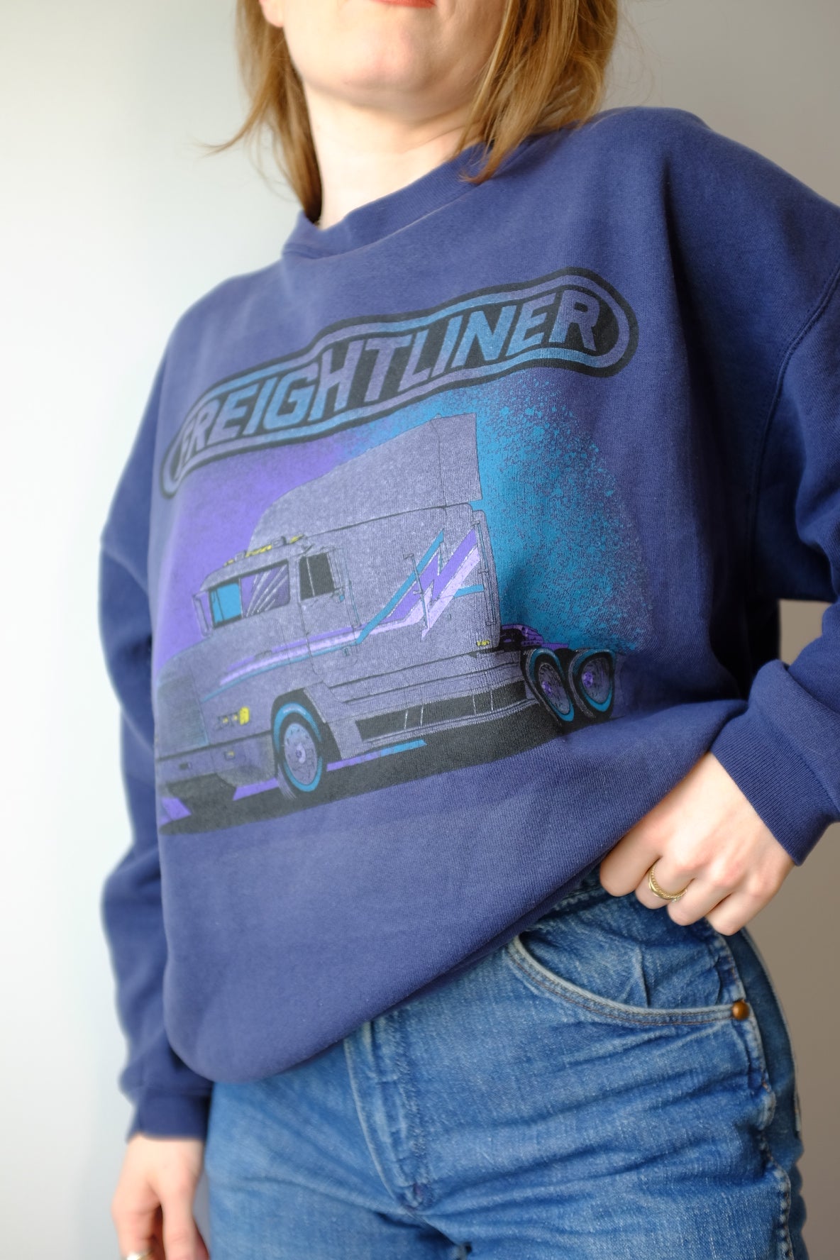 1980s Frontliner Semi Truck Crewneck