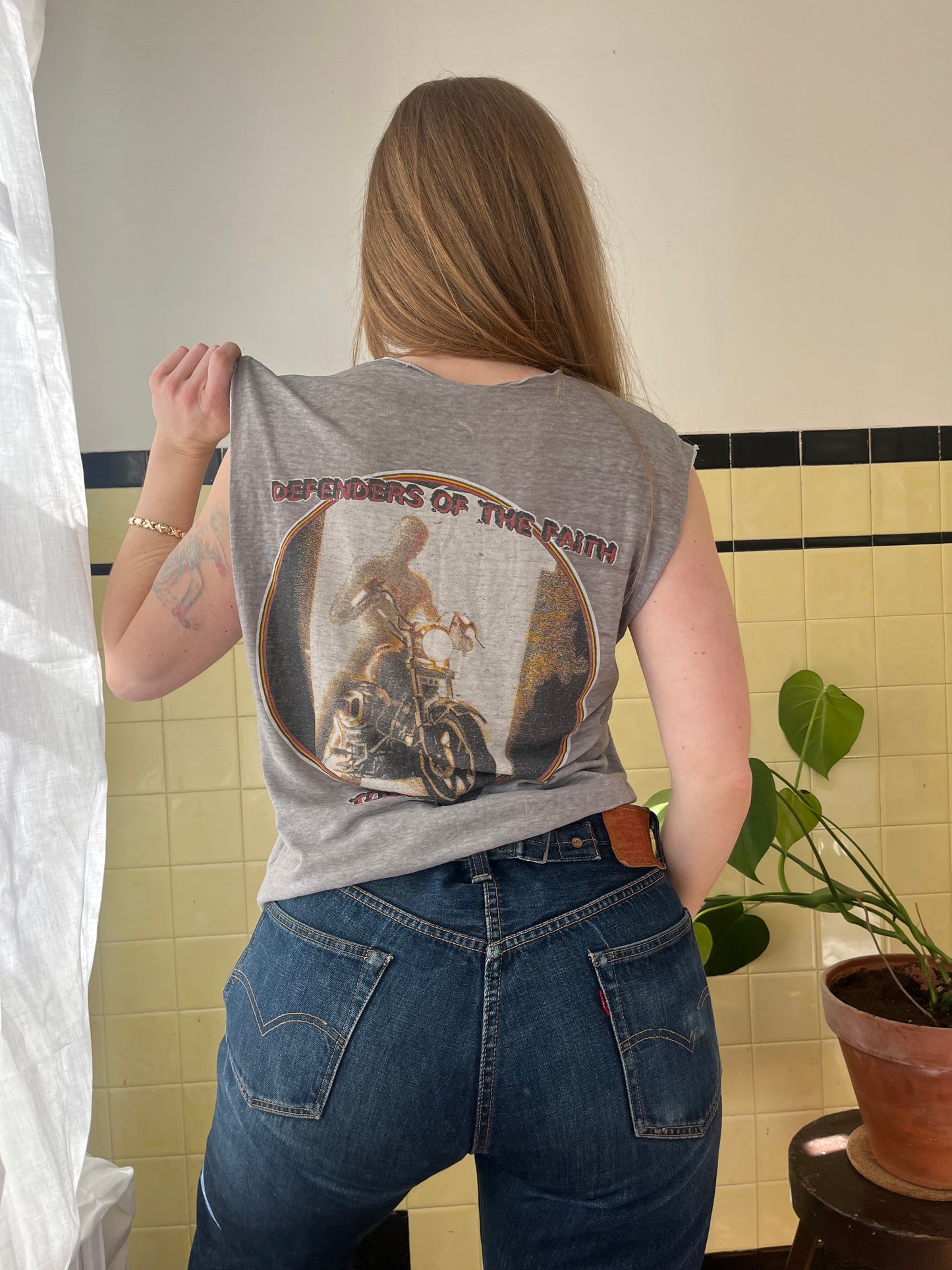 1980's Iron Maiden Cut Off