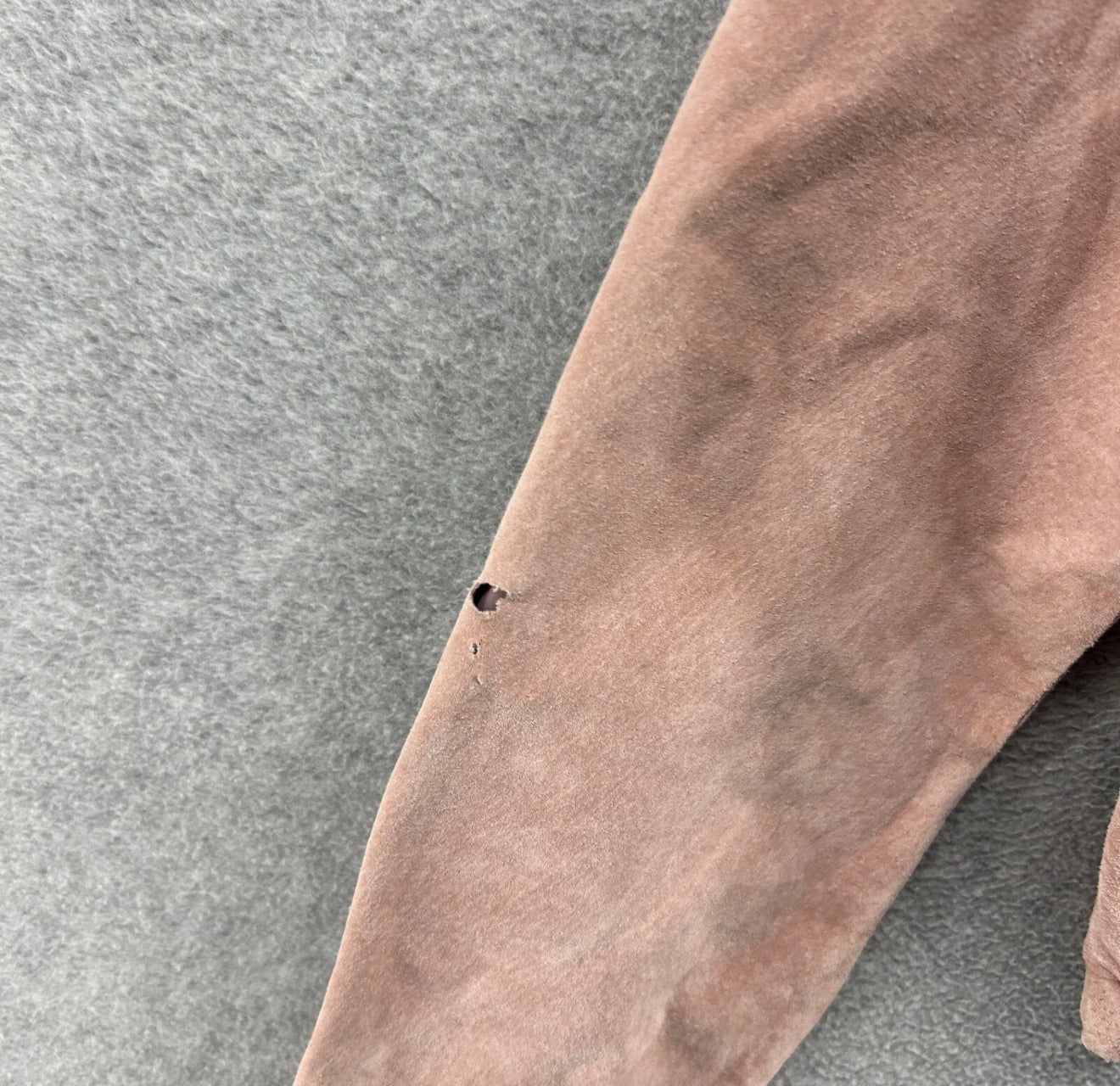 1990s Pink Suede Wilson’s Leather Hoodie Style Jacket