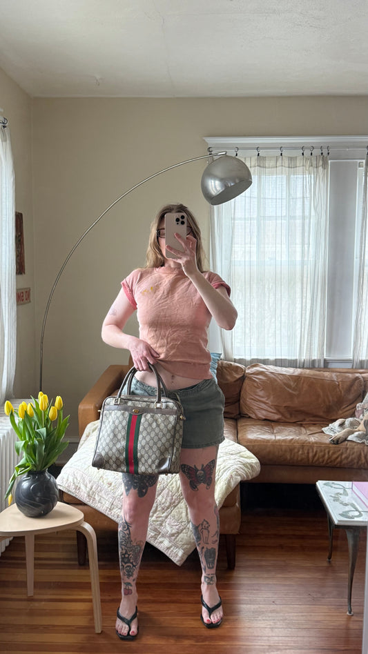 1950s Faded Peachy Crewneck 1/2