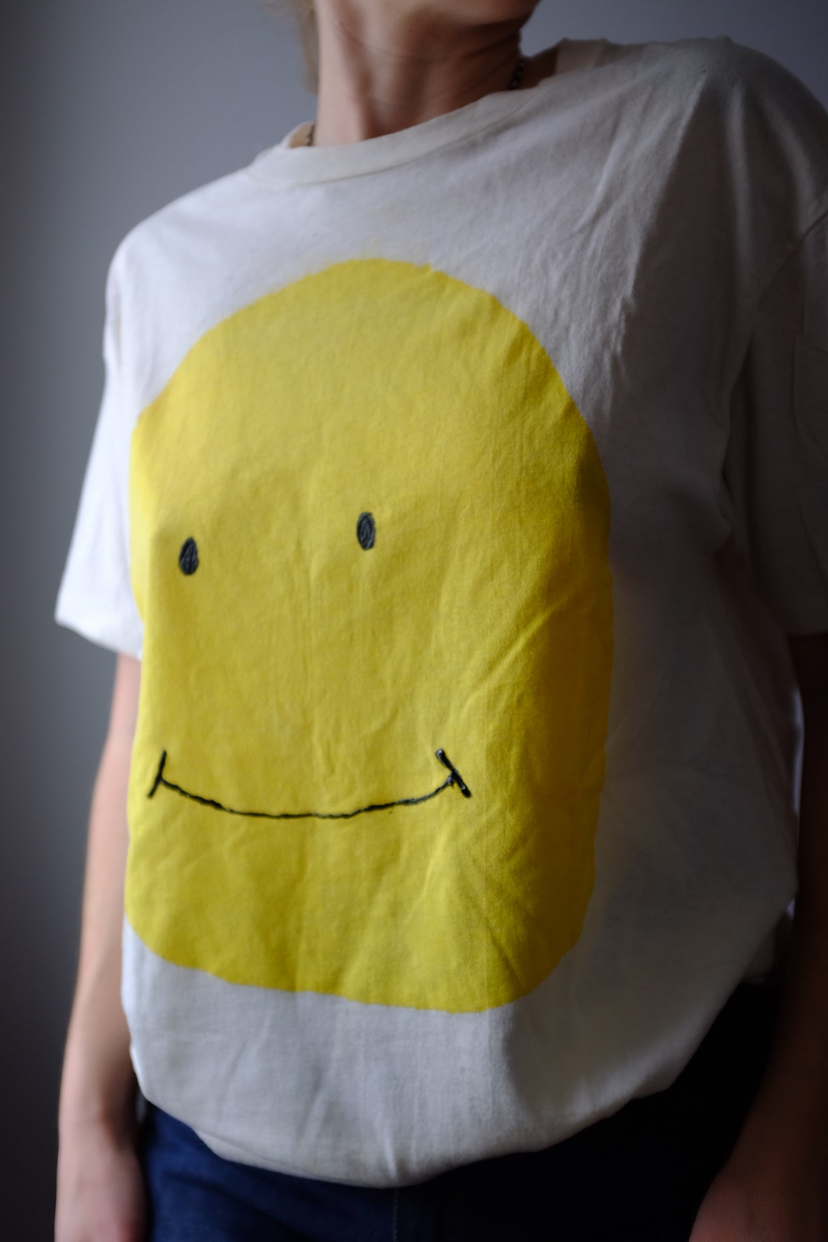 1980s Smiley Face Tee L