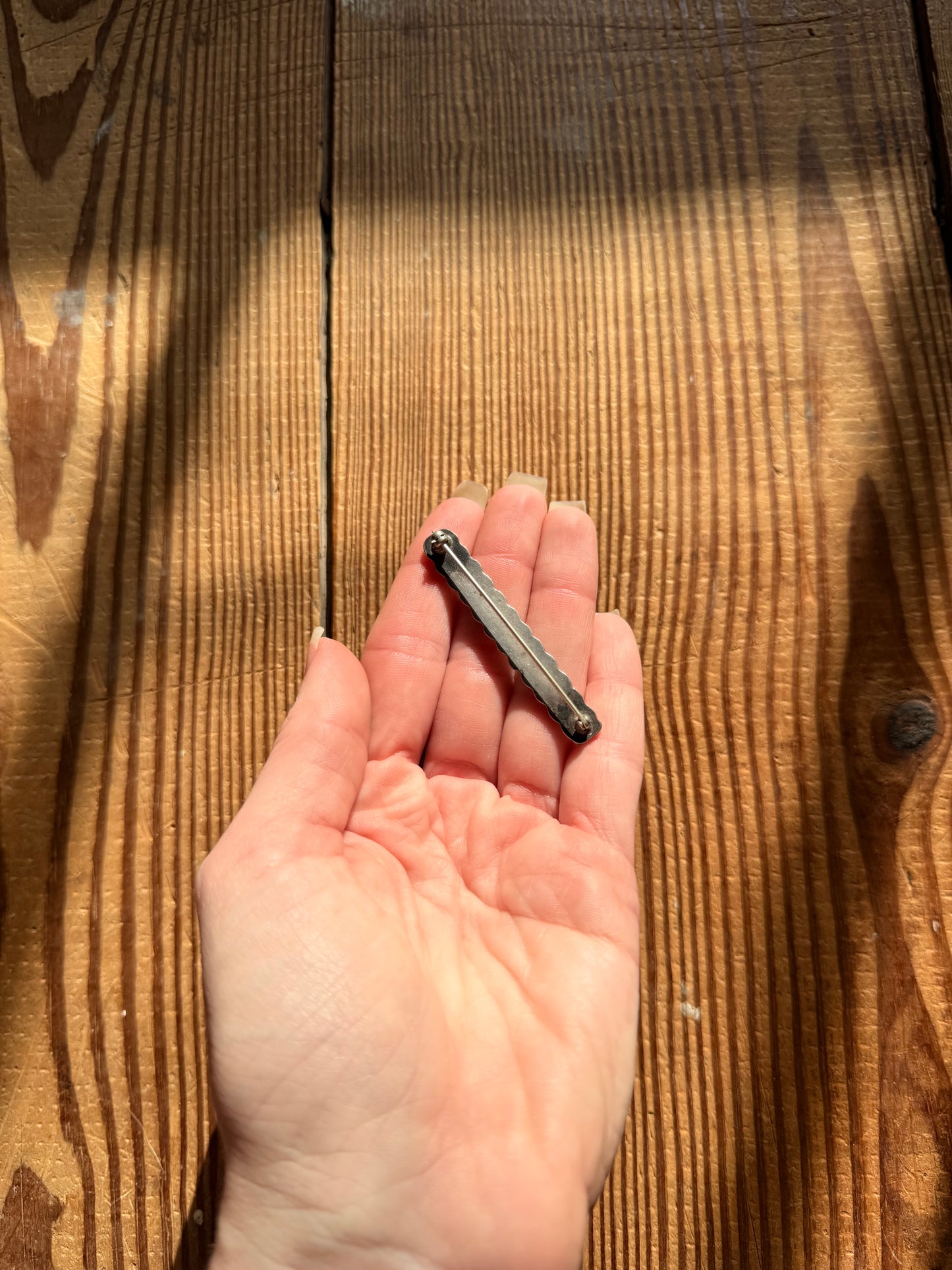 925 Silver Zuni Snake Eye Brooch or Pendant