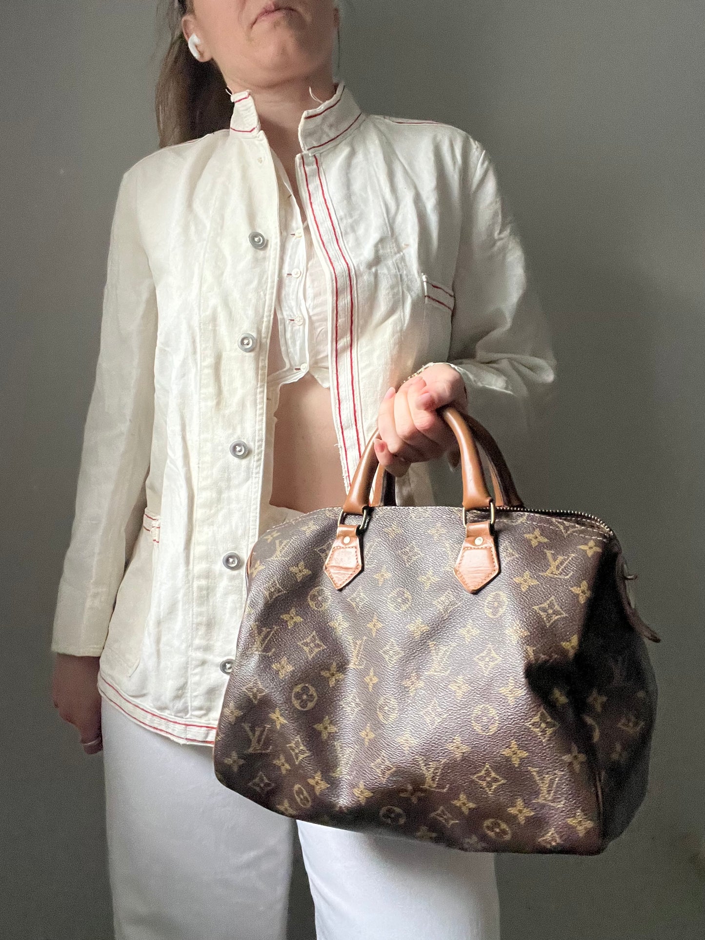 Authentic 1980s Louis Vuitton Speedy 30