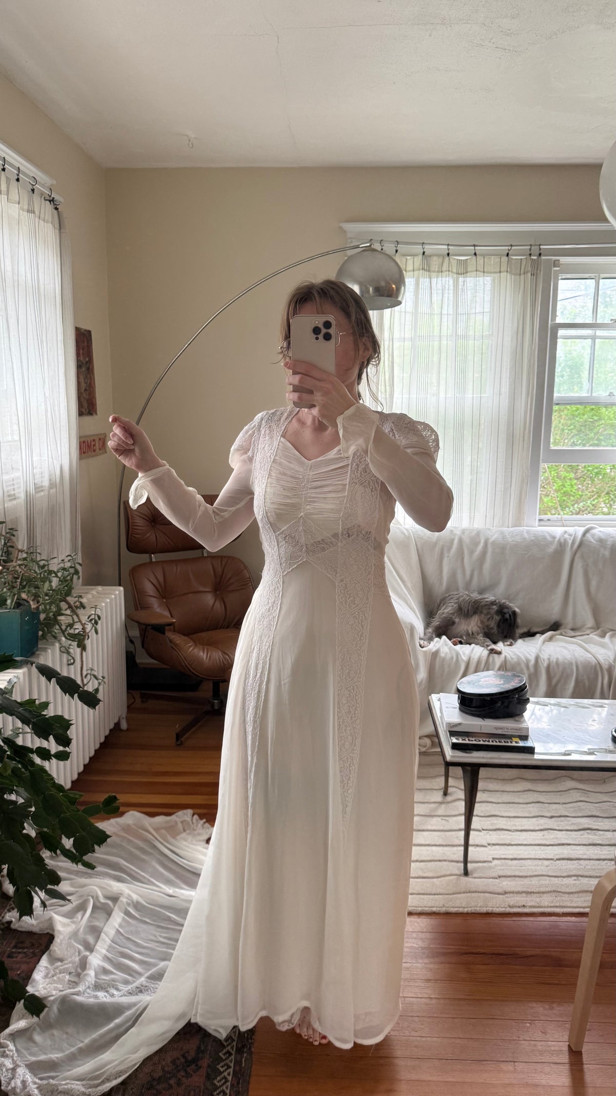 1940s Wedding Dress