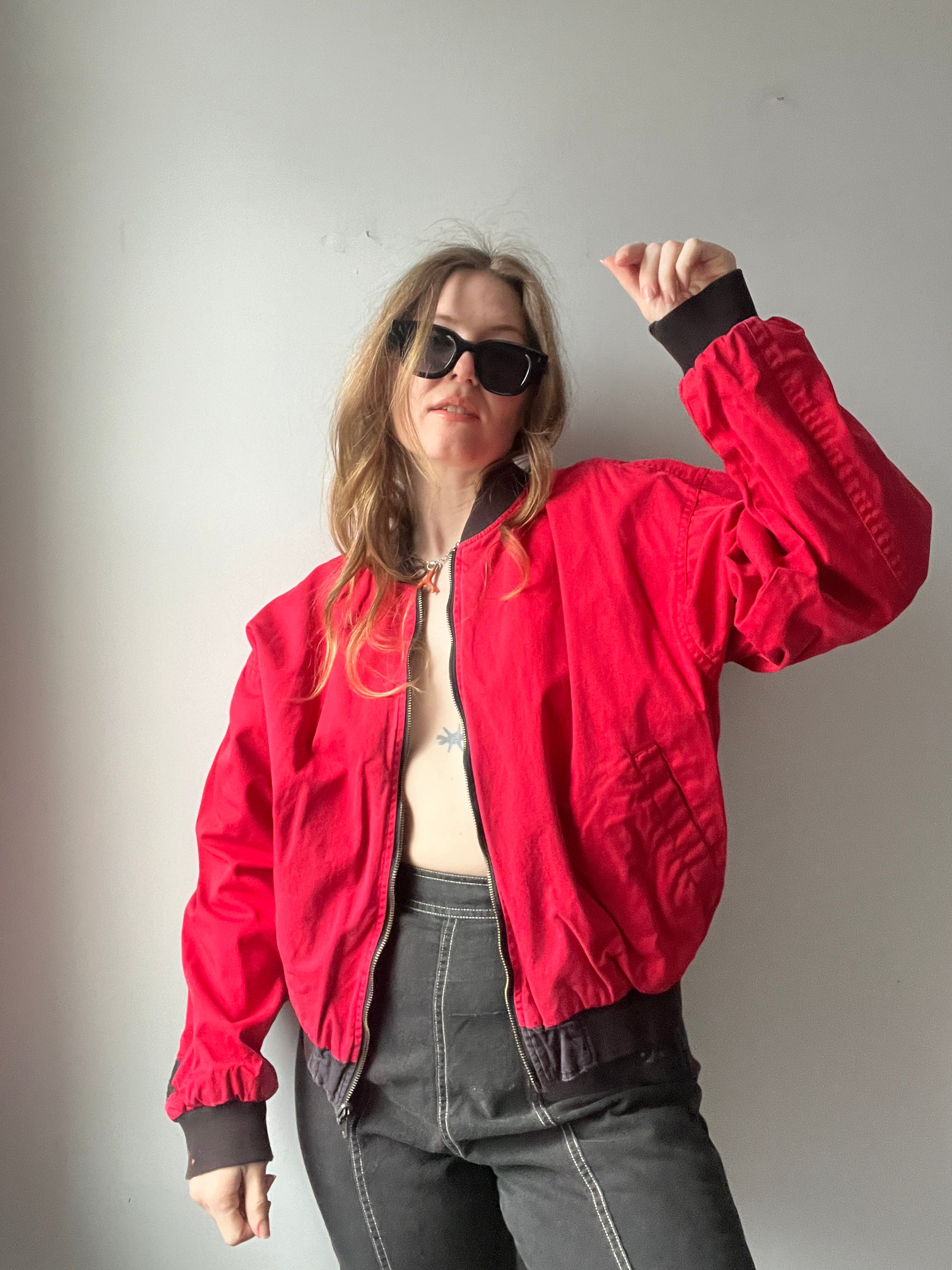 1980s Reversible Marlboro Zip Up Jacket – Honey Cycle Vintage