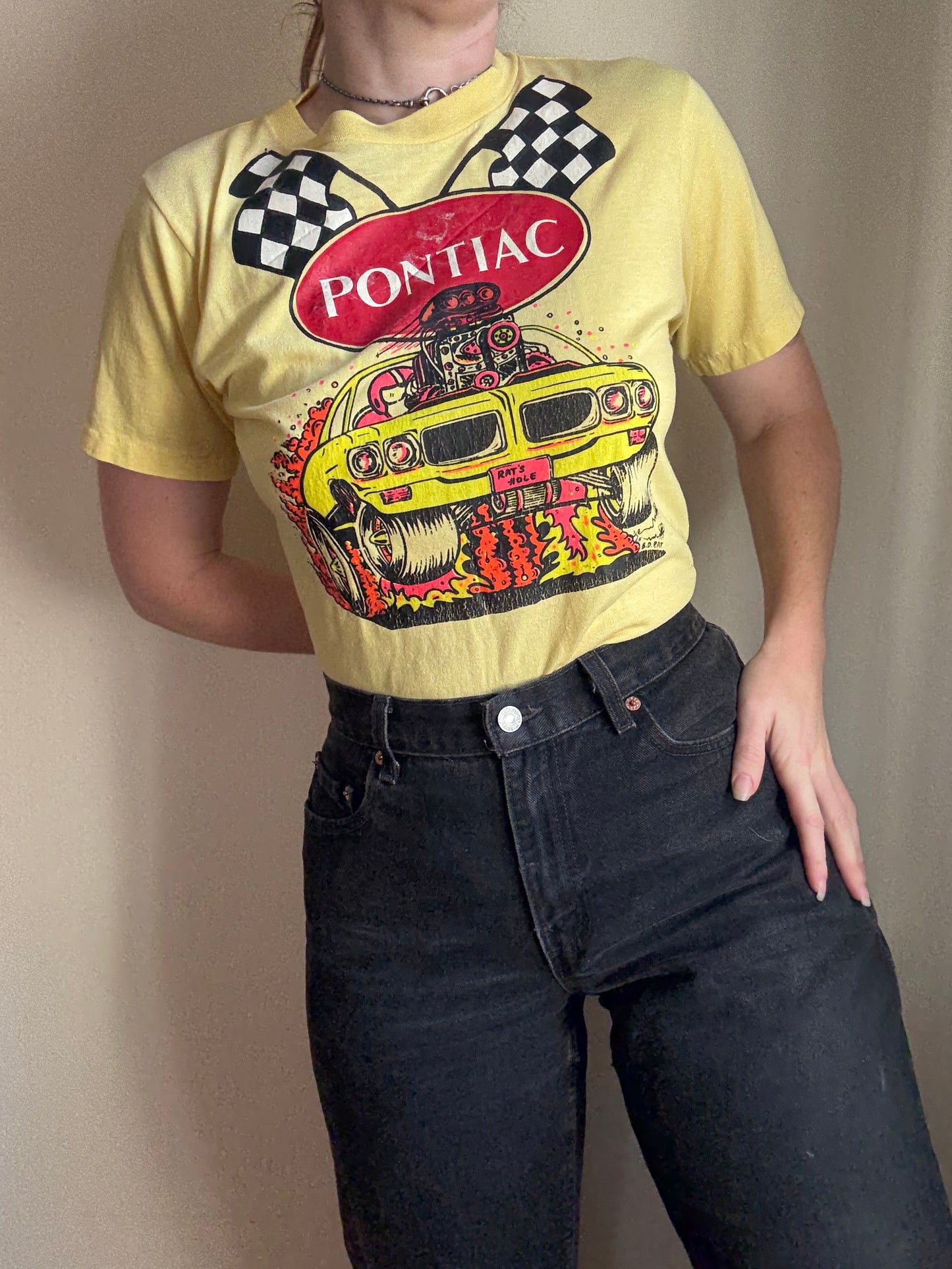 1970s Pontiac Rats Hole Racing Tee S/M