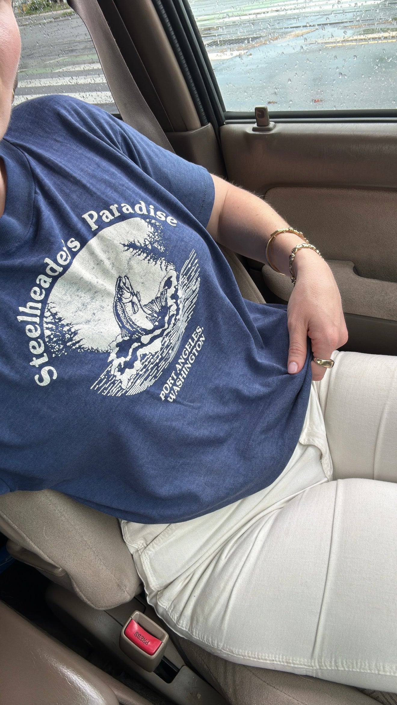 1970s Fishing Tee Steelheaders