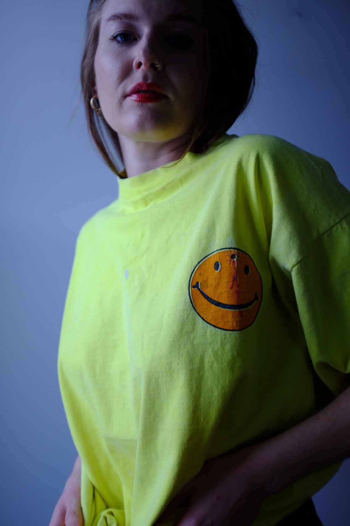 1990s Smiley T Shirt L