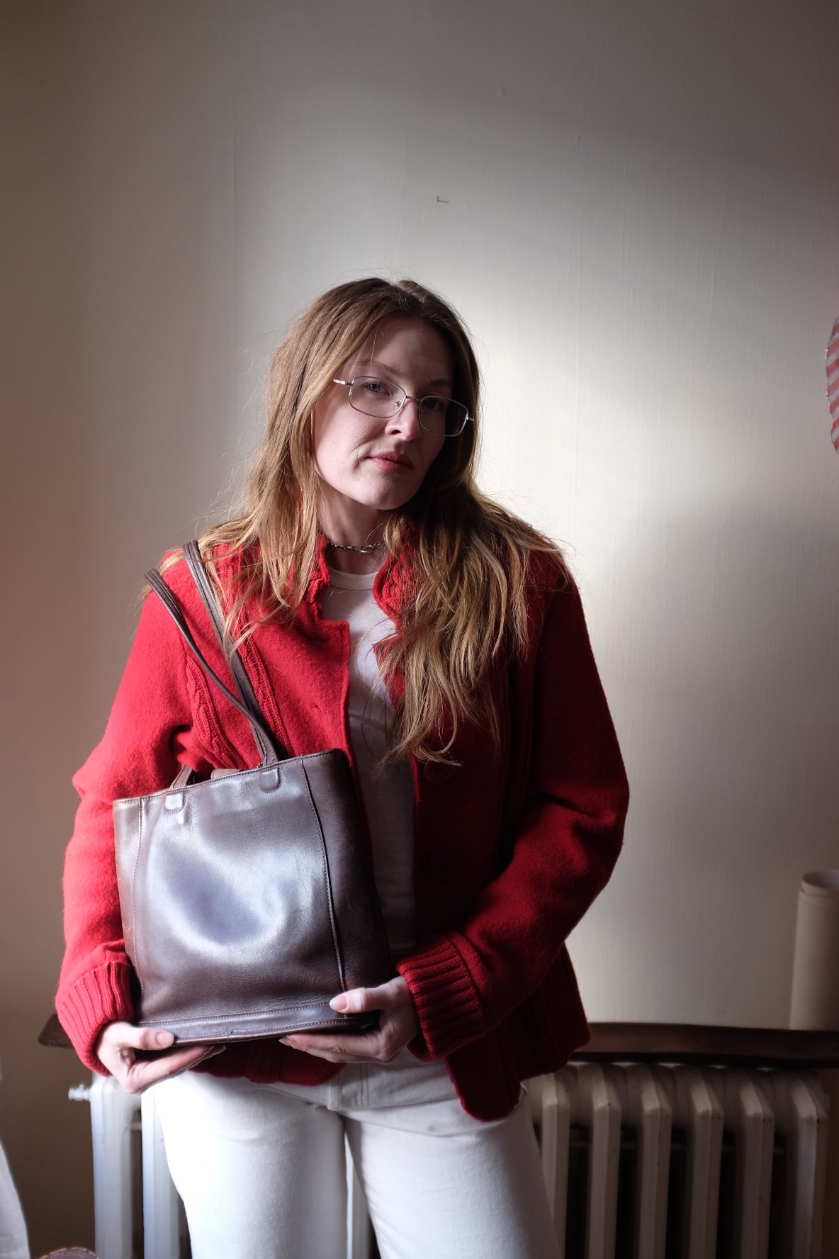 Vintage Coach Brown Bleeker Tote Bag 9305