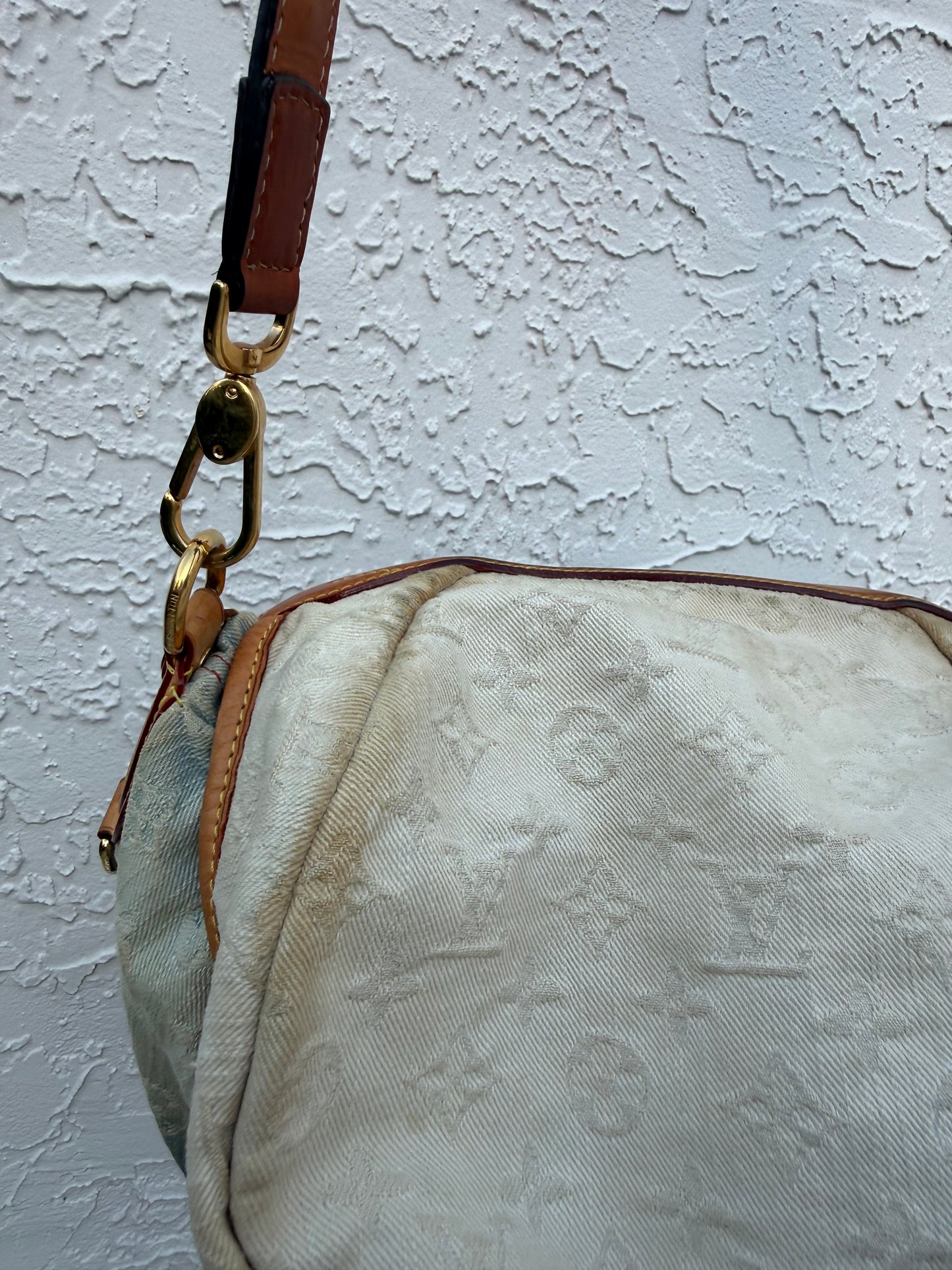2010 Louis Vuitton Sunshine Denim Bag