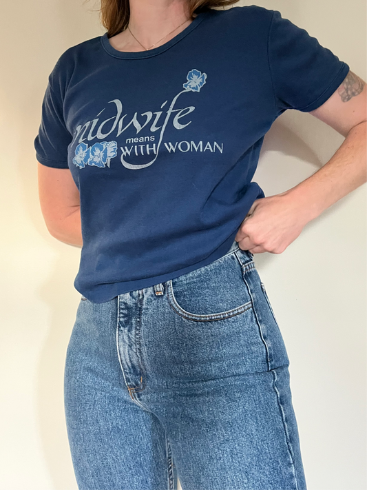 Vintage 1970s Midwife & Hardcore Shirt