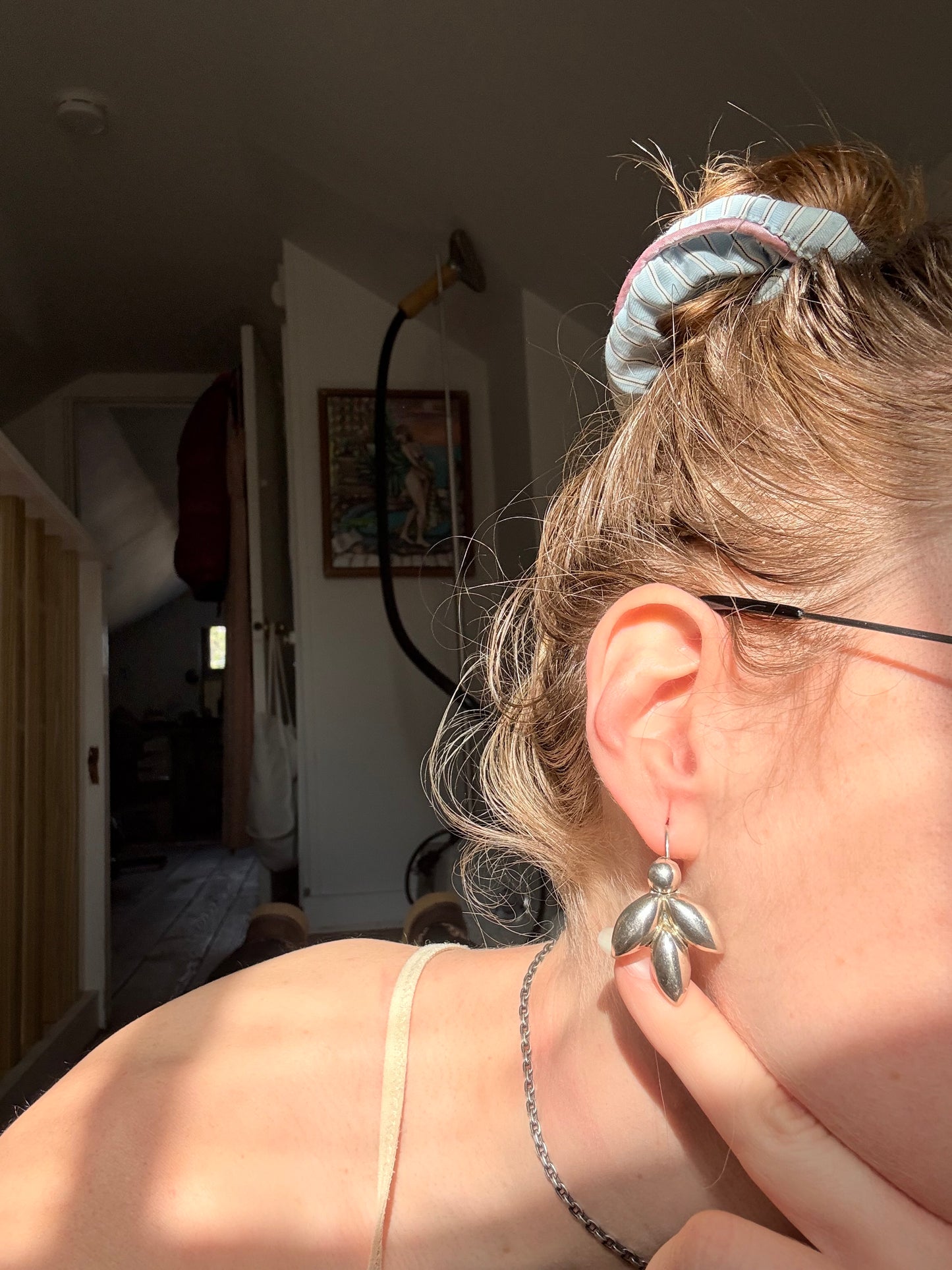 925 Silver Flowerish Earrings